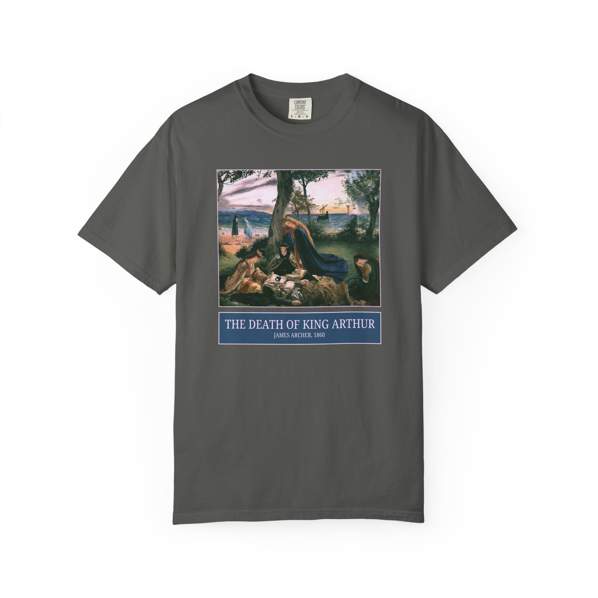 The Death of King Arthur by Scottish Painter James Archer, Famous 19th Century Painting, European Mythology Art History Book Lover T-Shirt - Opal and June