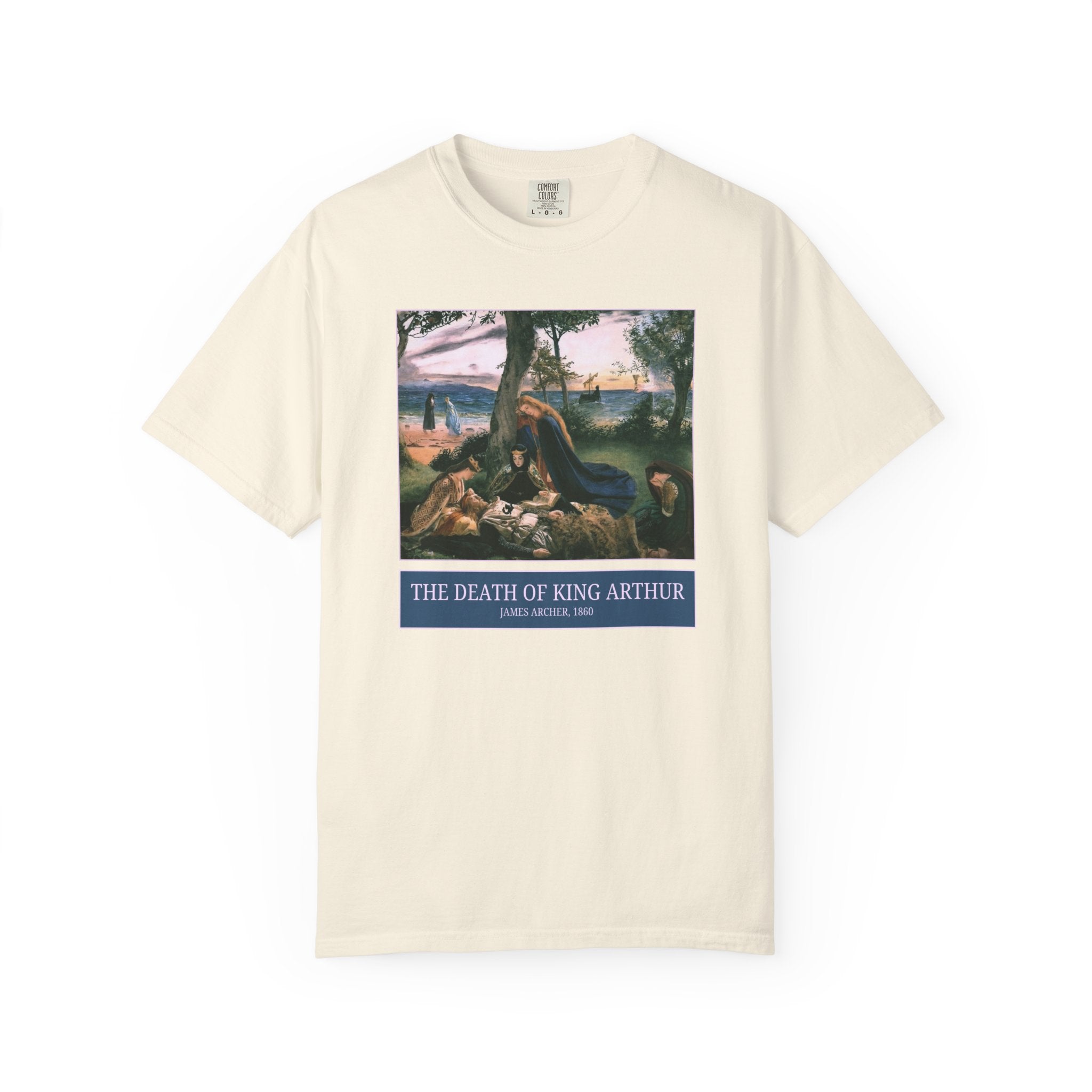 The Death of King Arthur by Scottish Painter James Archer, Famous 19th Century Painting, European Mythology Art History Book Lover T-Shirt - Opal and June