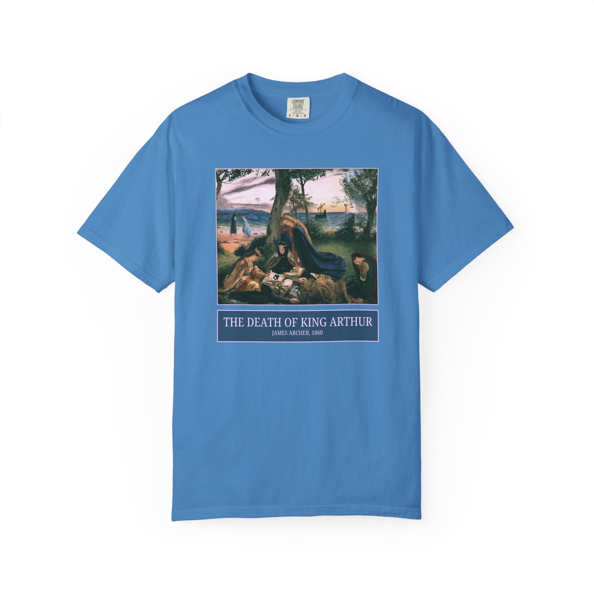 The Death of King Arthur by Scottish Painter James Archer, Famous 19th Century Painting, European Mythology Art History Book Lover T-Shirt - Opal and June