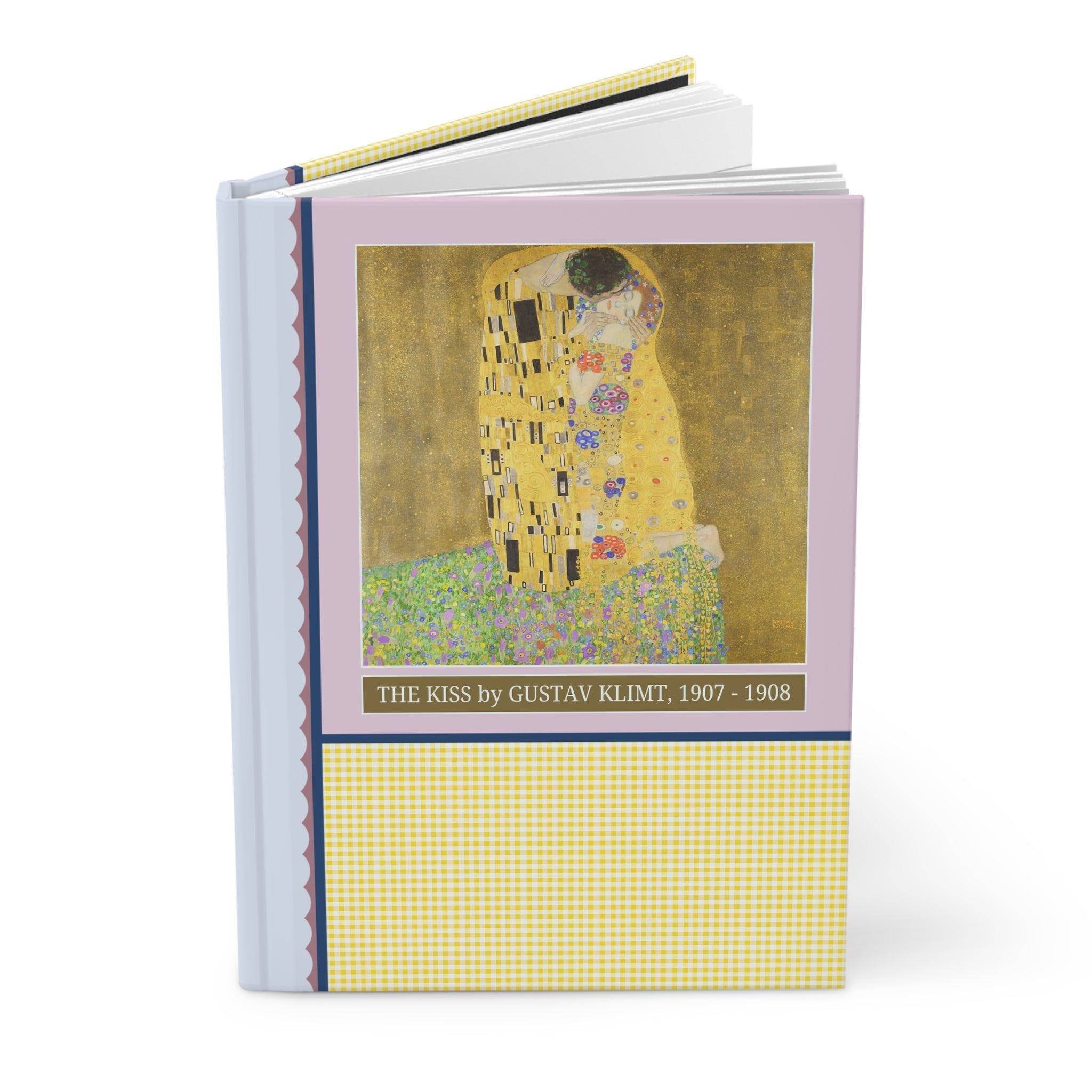 The Kiss by Gustav Klimt, Colorful Art History Lover Notebook, Friend Who Loves Art, Famous Painting, Humanities Major, Art Historian Gift - Opal and June