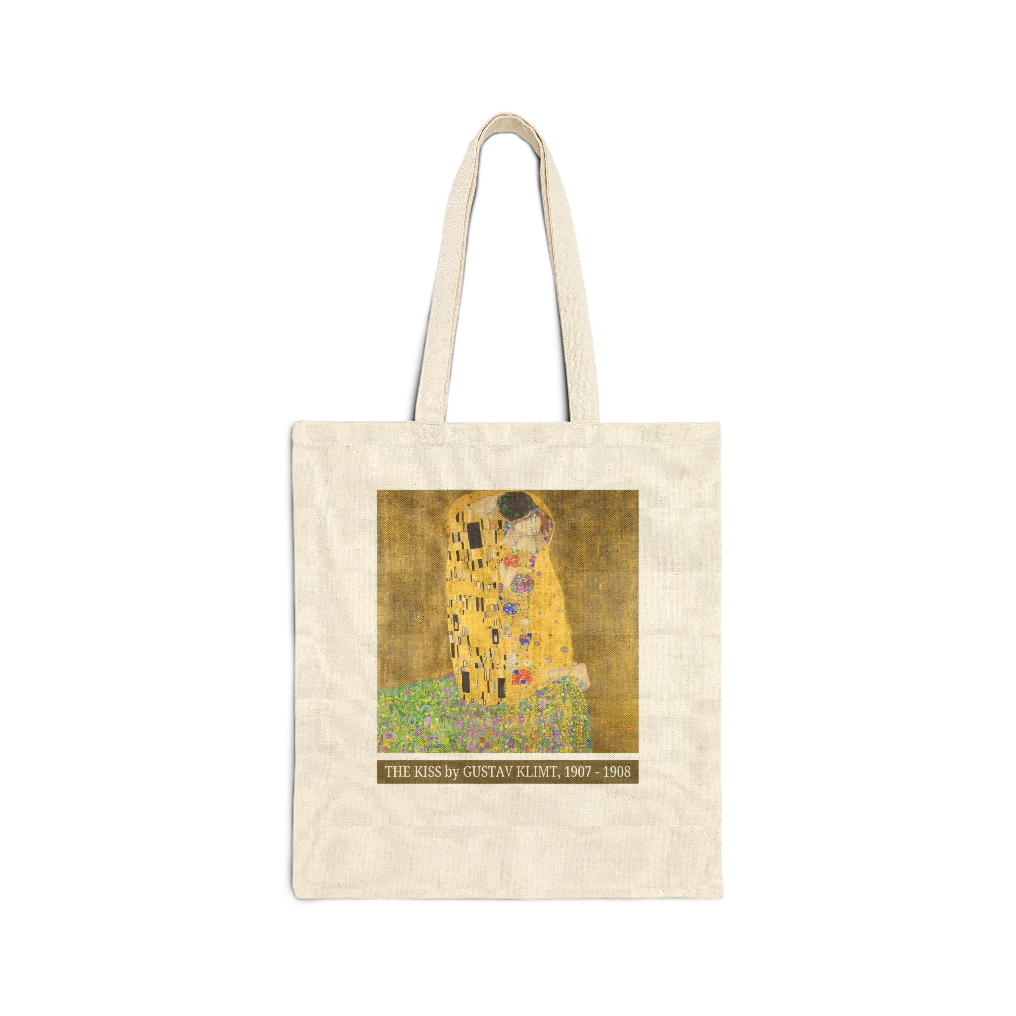 The Kiss by Gustav Klimt, Colorful Art History Lover Tote Bag, Friend Who Loves Art, Famous Painting, Humanities Major, Art Historian Gift - Opal and June
