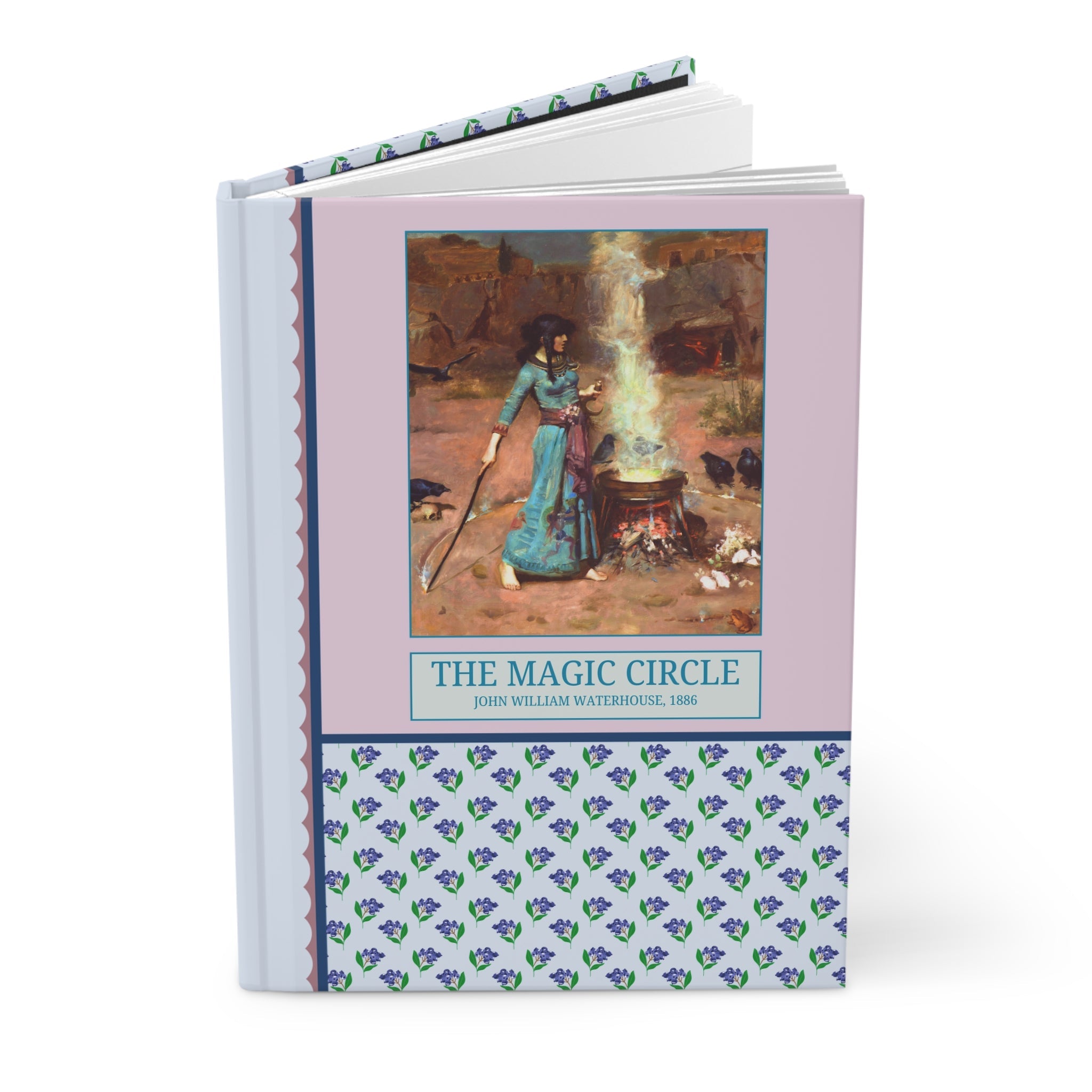 The Magic Circle by John William Waterhouse: Witchy Pre - Raphaelite Painting, Spooky Season Art History Notebook for Humanities Teacher - Opal and June