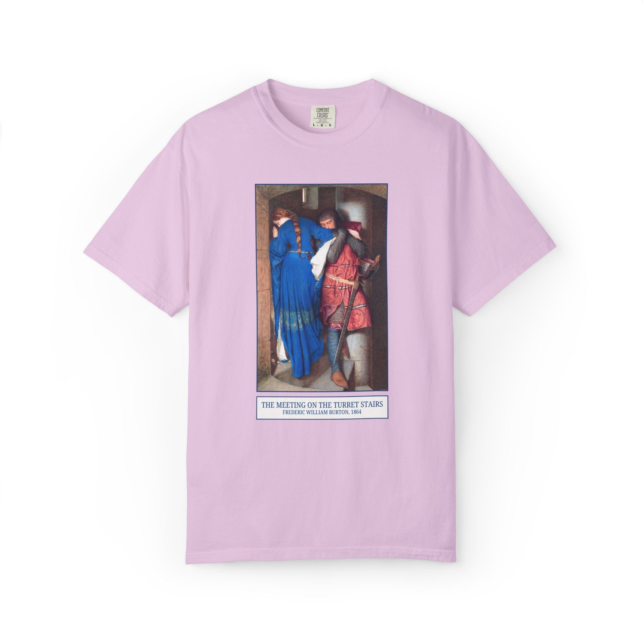 The Meeting on the Turret Stairs Art History Tee: Frederic William Burton 19th Century Famous Painting, Bookish Museum Lover Artist Gift - Opal and June