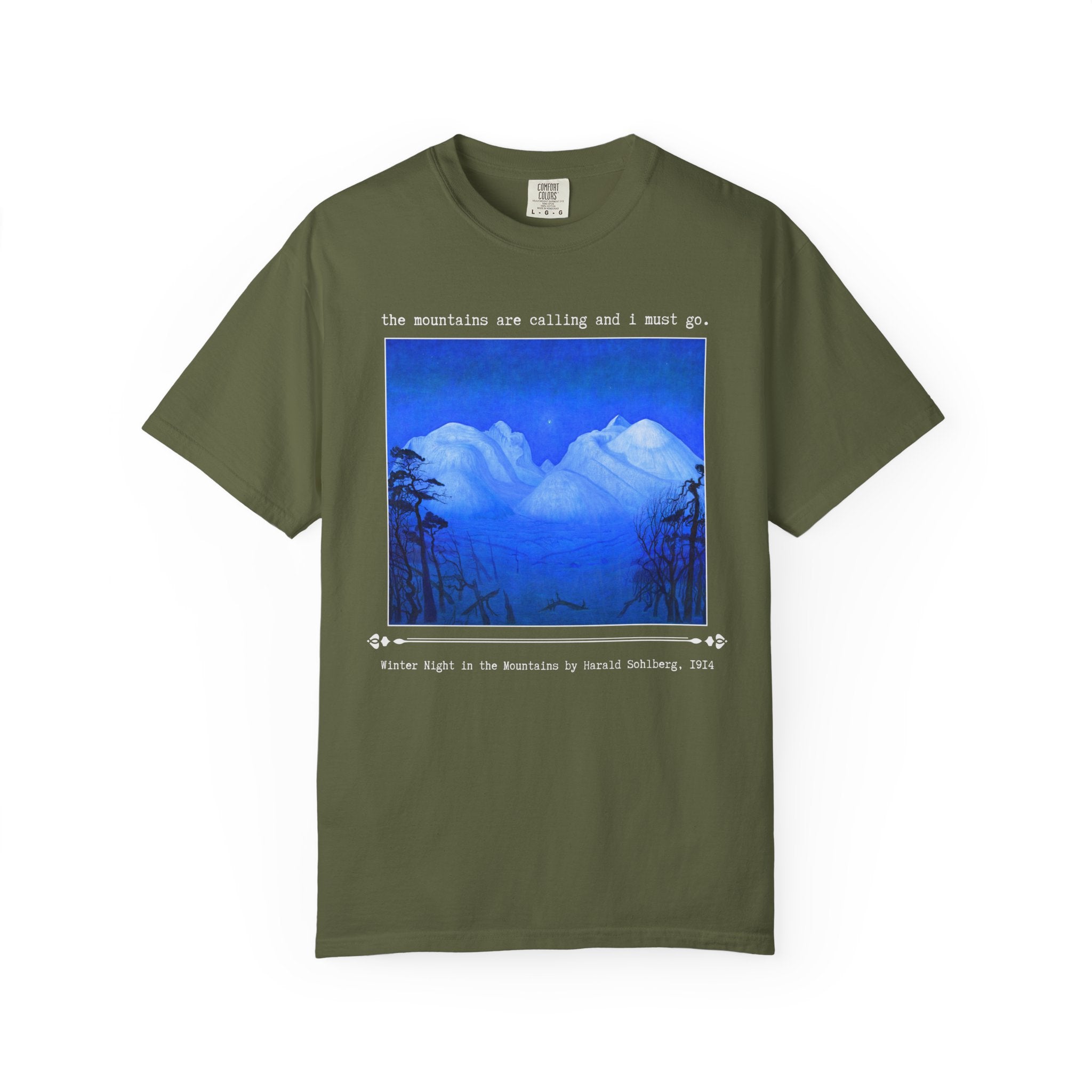 The Mountains Are Calling and I Must Go Art History Tee - Opal and June