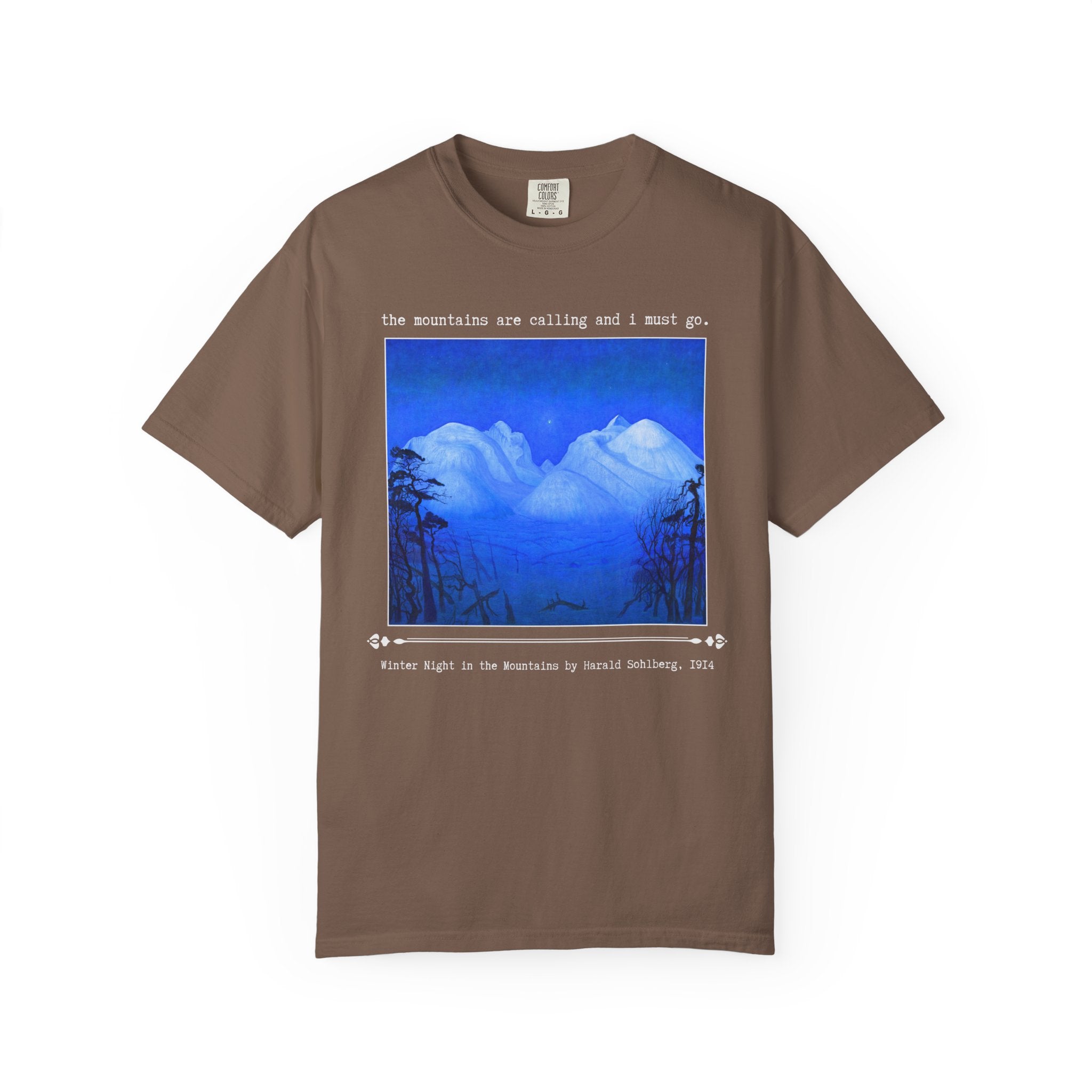 The Mountains Are Calling and I Must Go Art History Tee - Opal and June