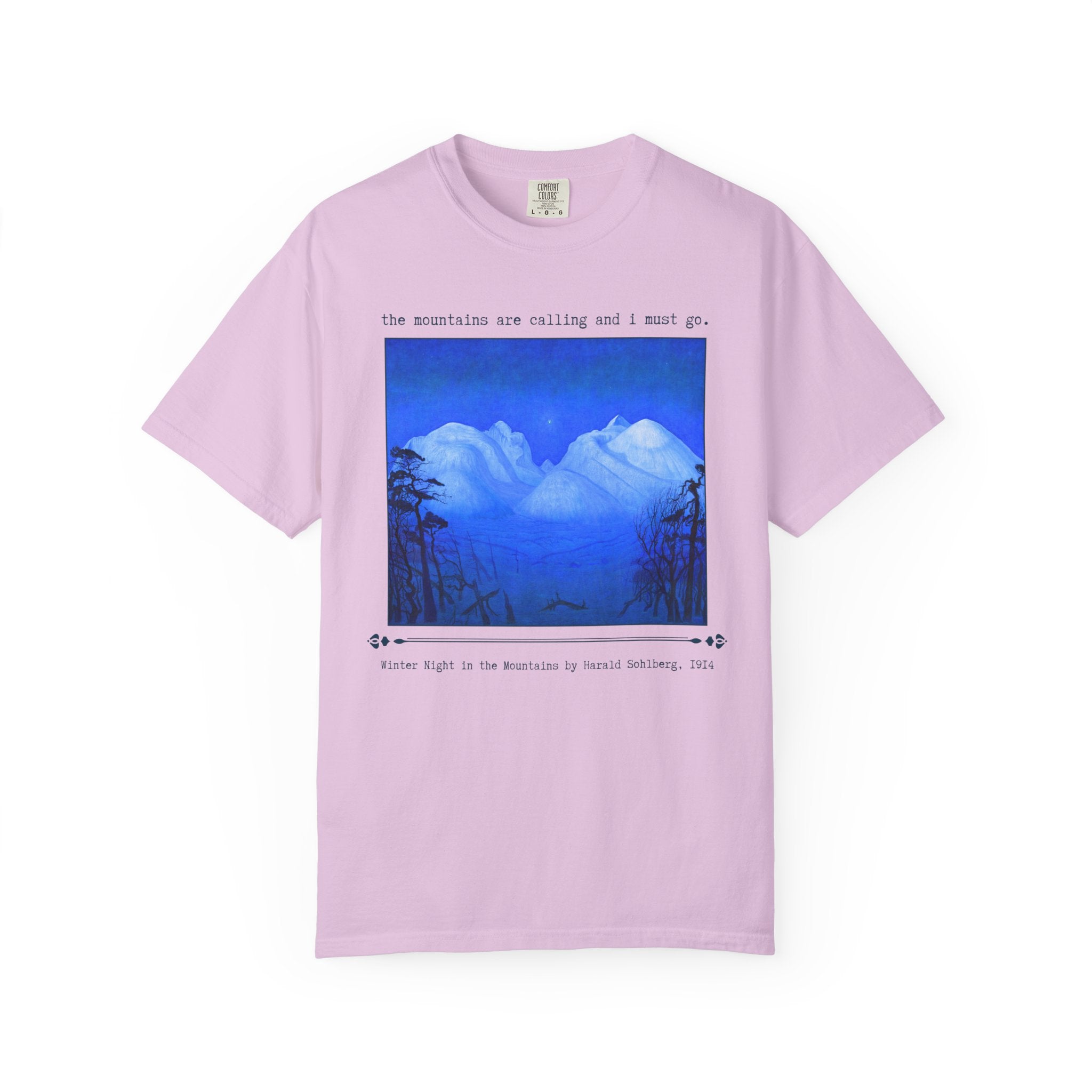 The Mountains Are Calling and I Must Go Art History Tee - Opal and June