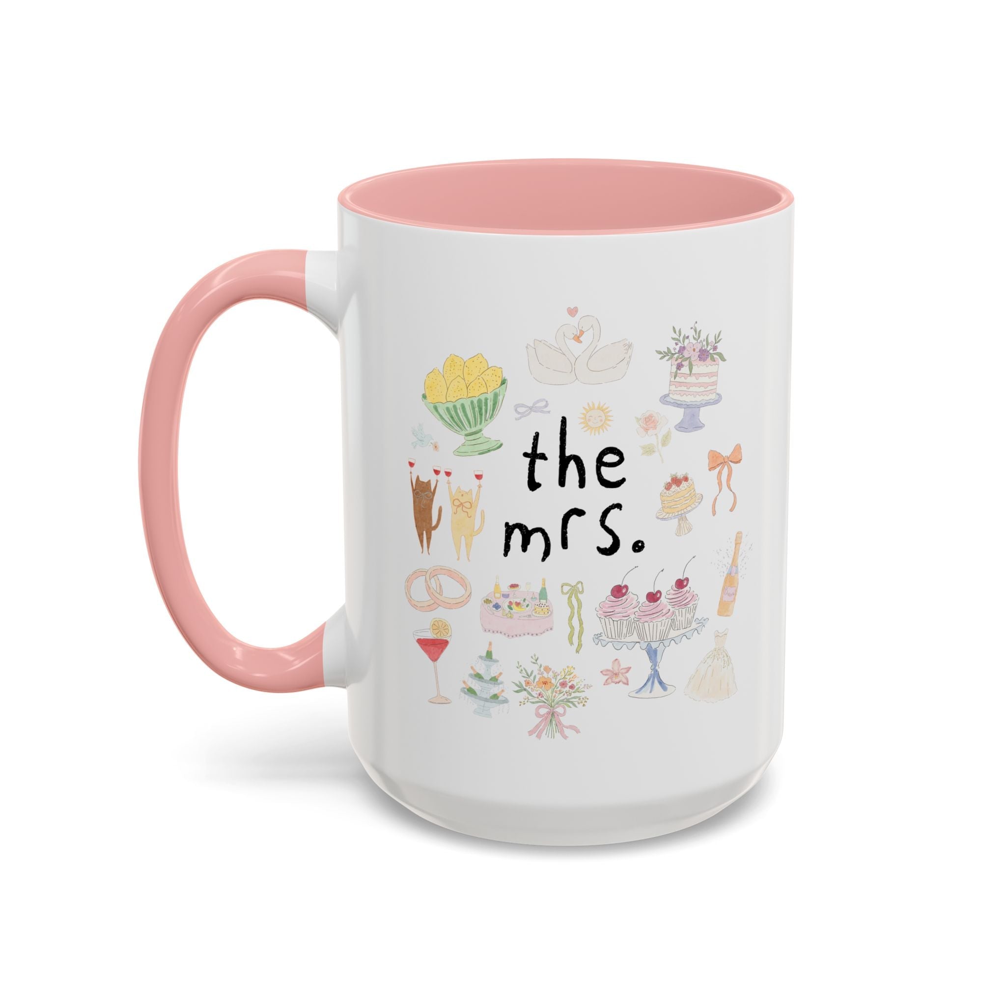 The Mrs. Coffee Mug with Cute Doodles - Opal and June