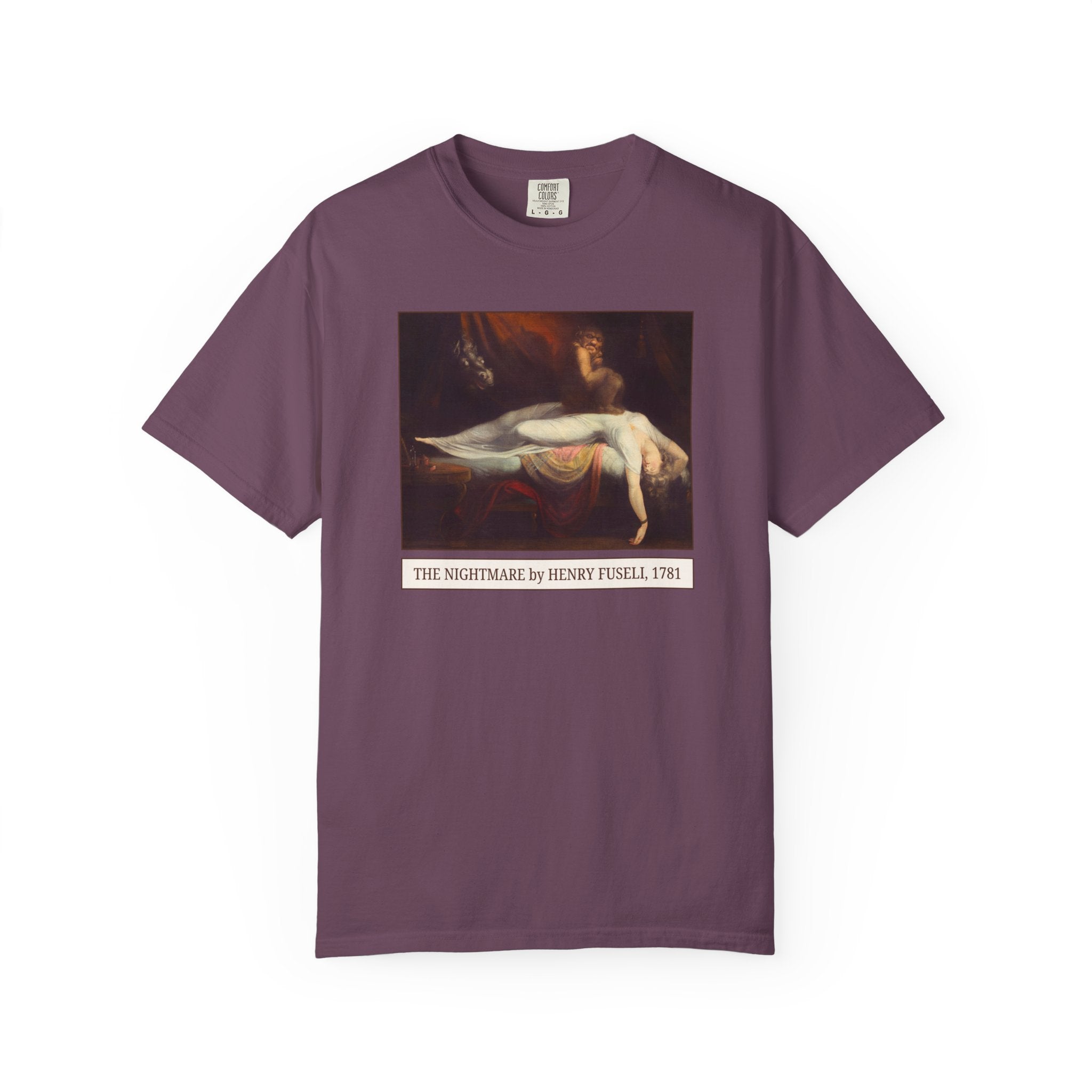 The Nightmare by Henry Fuseli 18th Century Art History Tee Shirt, Spooky Humanities Major T-Shirt, Swedish Romanticism Art History Tee - Opal and June