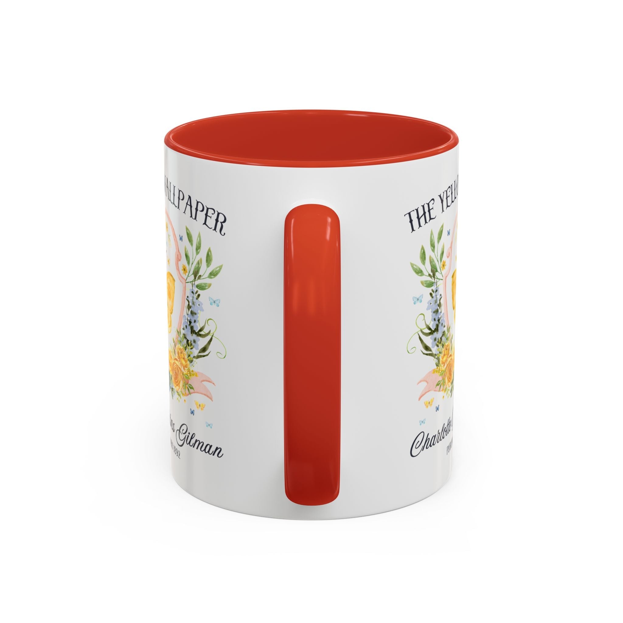 The Yellow Wallpaper by Charlotte Perkins Gilman Coffee Mug, Feminist Bookish 11 Oz Mug for American Literature Professor, 19th Century Short Stories - Opal and June