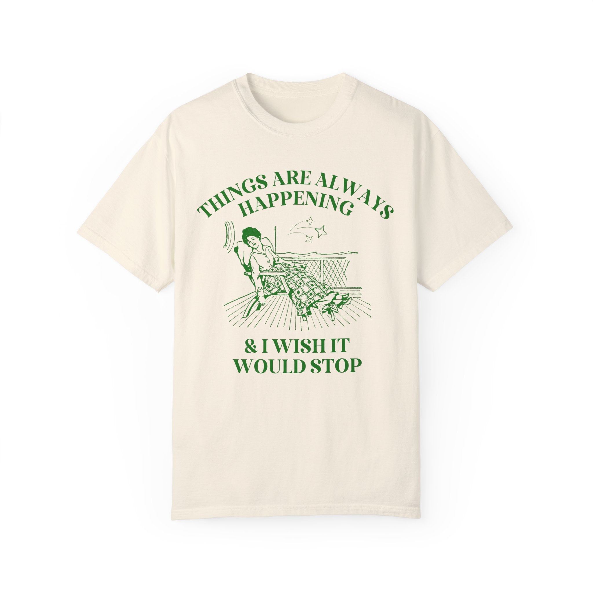 Things Are Always Happening Tee - Opal and June