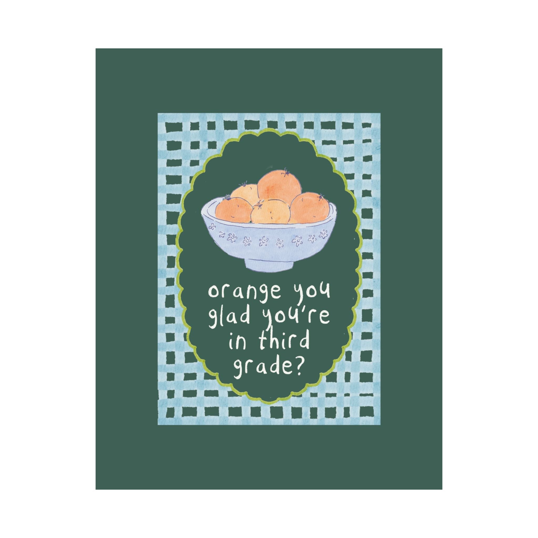 Third Grade Classroom Decor: Orange You Glad You're in Third Grade - Opal and June