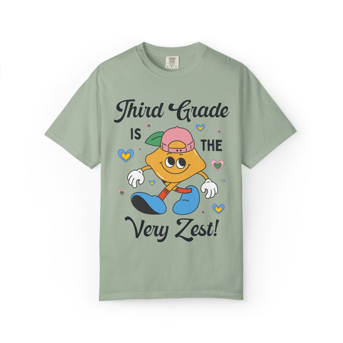 Third Grade is The Very Zest: Matching Teacher T-Shirt for Meet the Teacher Night or Back to School - Opal and June