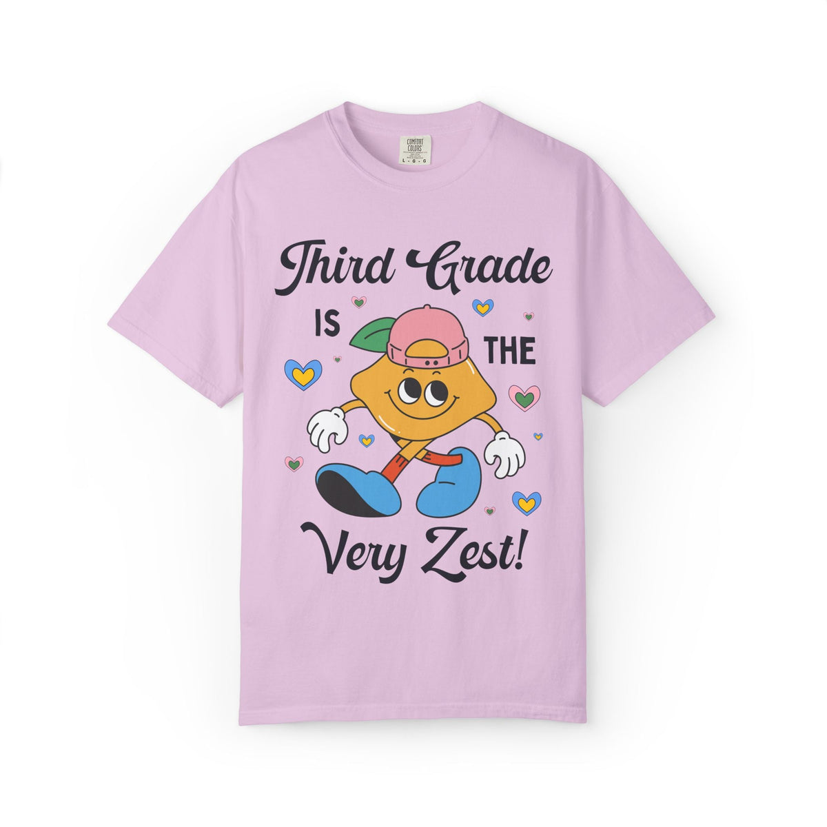 Third Grade is The Very Zest: Matching Teacher T-Shirt for Meet the Teacher Night or Back to School - Opal and June