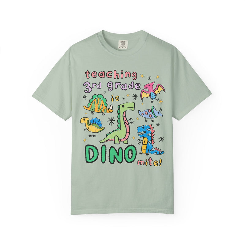 Third Grade Teacher Dinosaur Tee - Opal and June