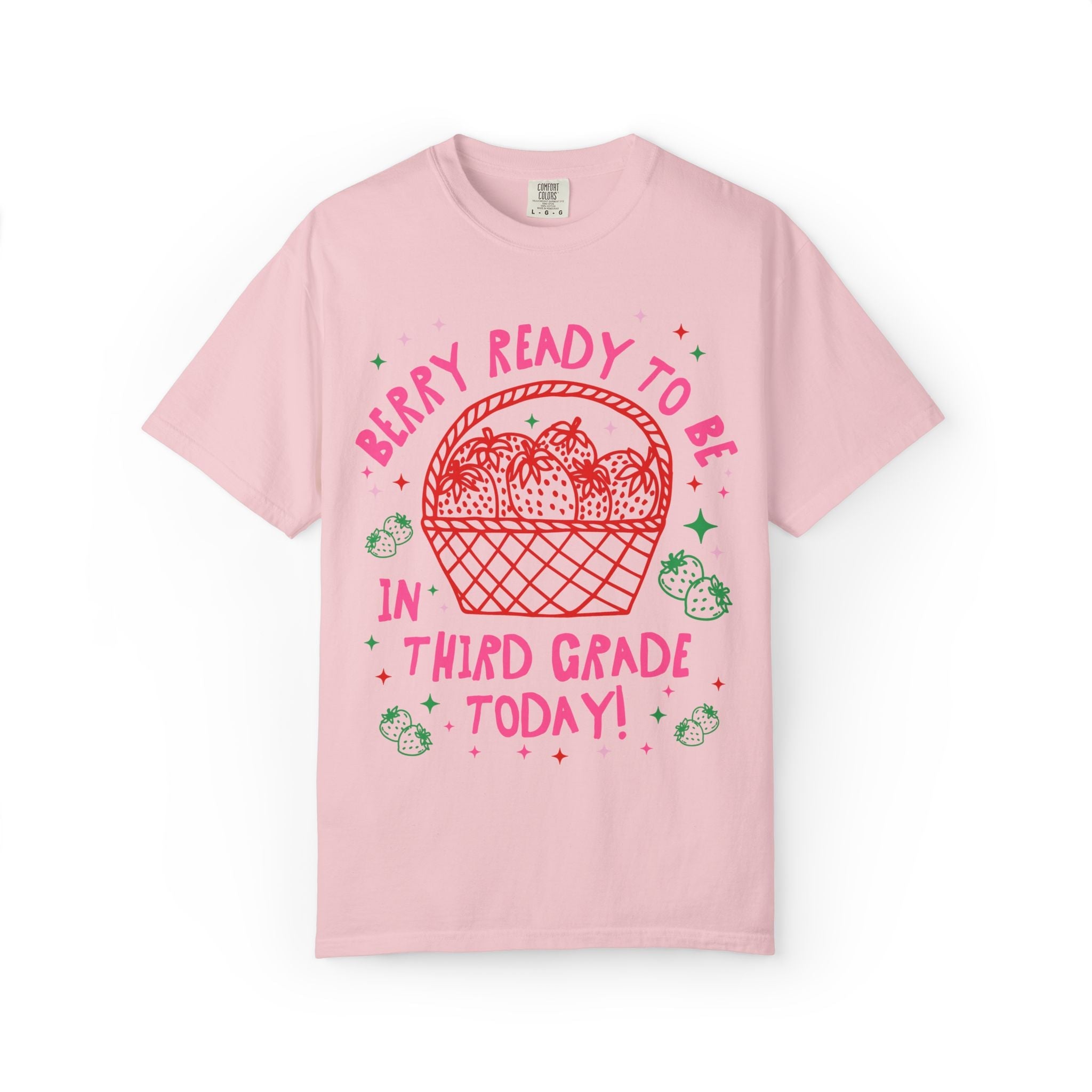 Third Grade Teacher Tee: Berry Ready - Opal and June