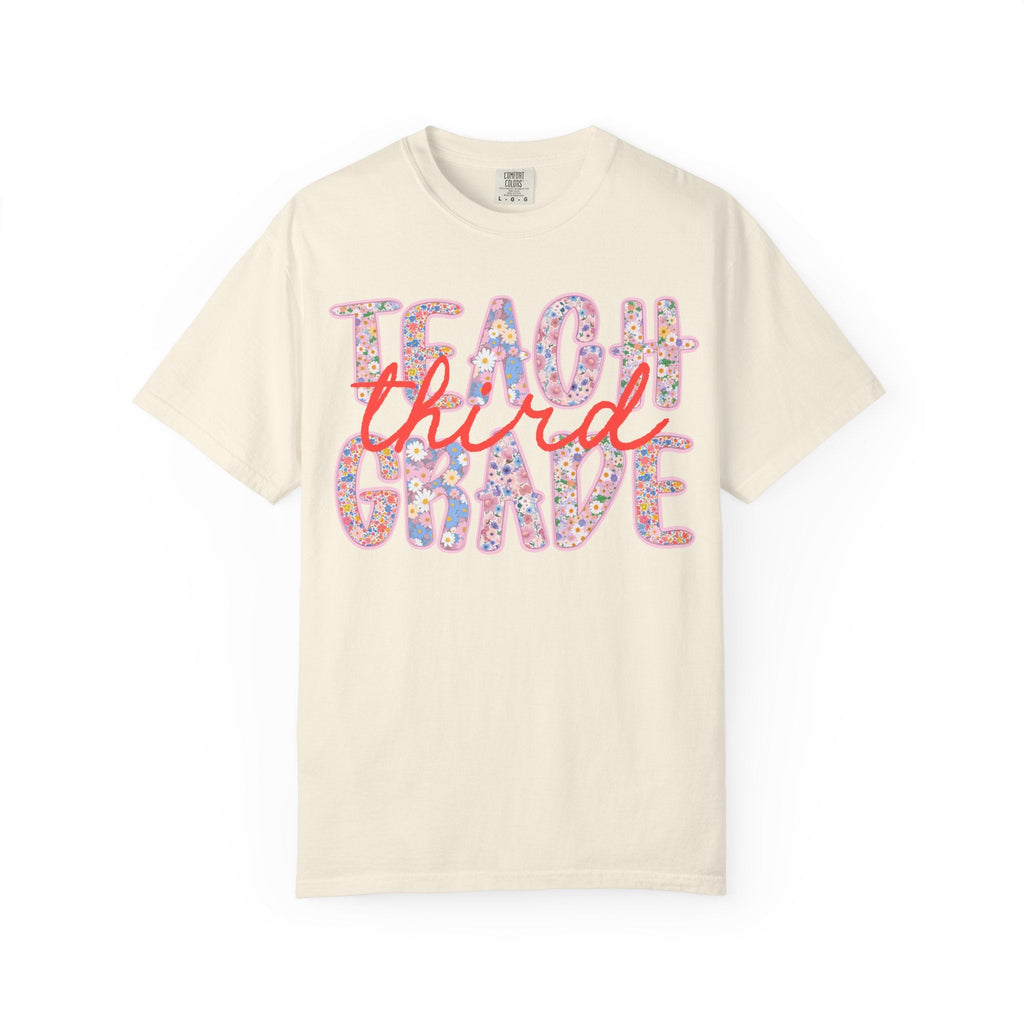 Third Grade Teacher Tee Shirt - Opal and June