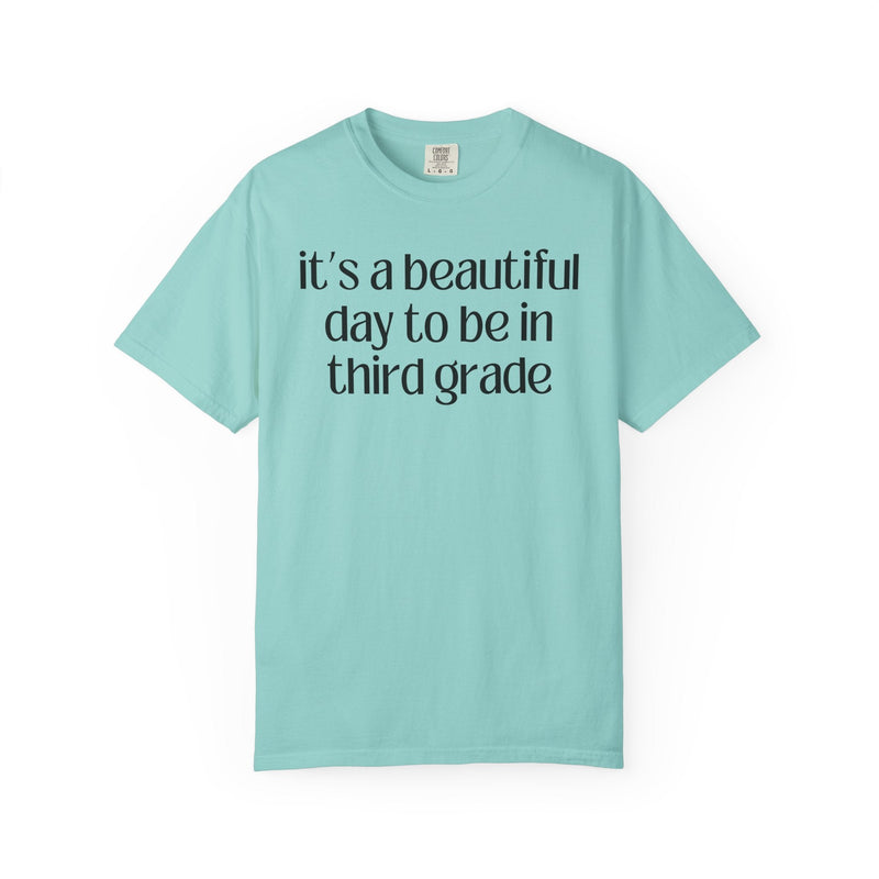 Third Grade Teacher Tee Shirt for Back to School, Cute Matching Teacher T-Shirt for First Day of School, Elementary School New Teacher Gift - Opal and June