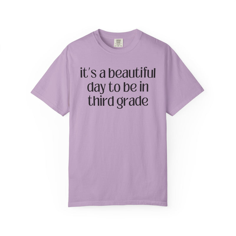 Third Grade Teacher Tee Shirt for Back to School, Cute Matching Teacher T-Shirt for First Day of School, Elementary School New Teacher Gift - Opal and June