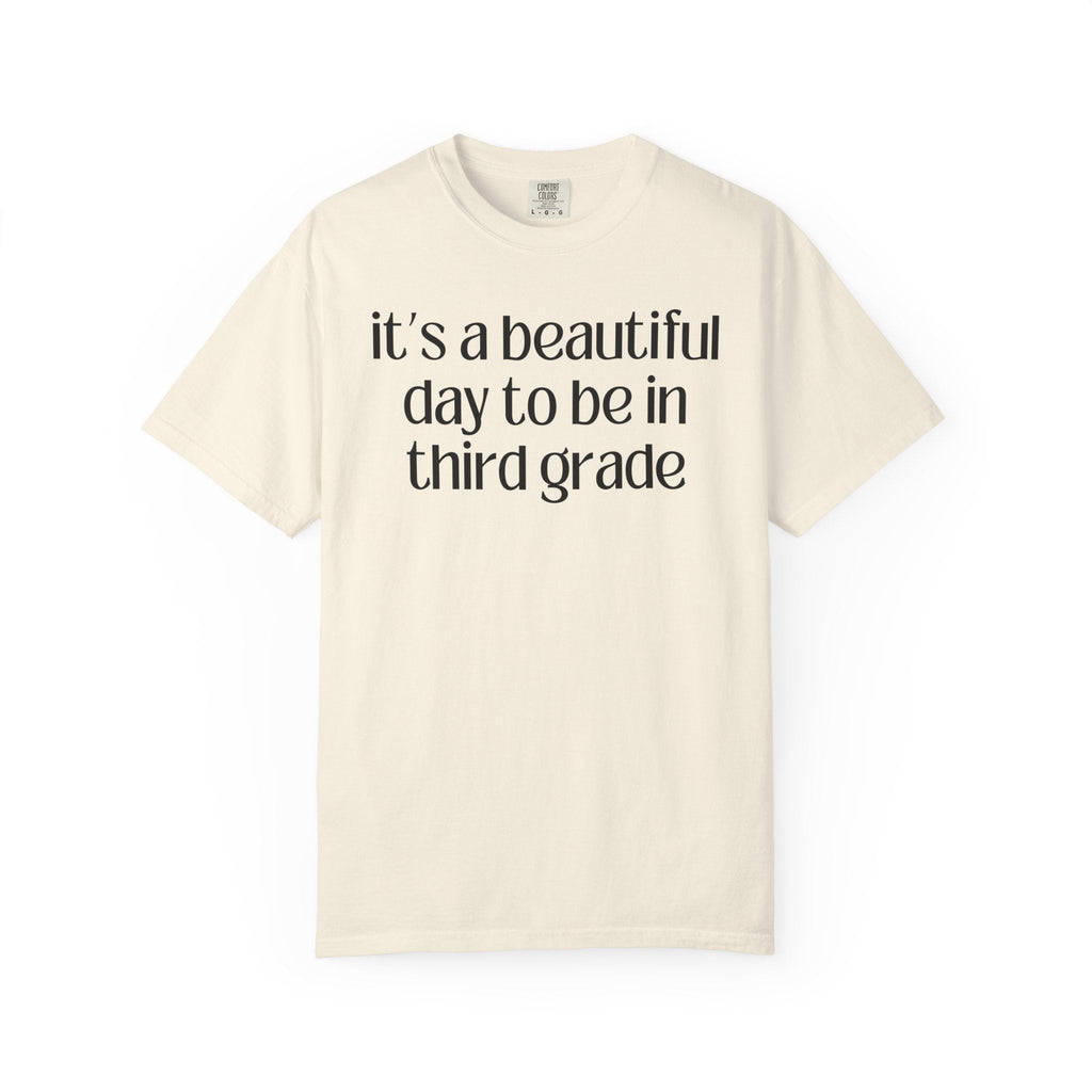 Third Grade Teacher Tee Shirt for Back to School, Cute Matching Teacher T-Shirt for First Day of School, Elementary School New Teacher Gift - Opal and June
