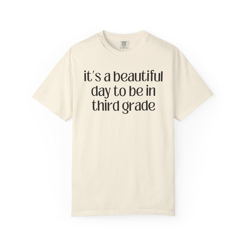 Third Grade Teacher Tee Shirt for Back to School, Cute Matching Teacher T-Shirt for First Day of School, Elementary School New Teacher Gift - Opal and June