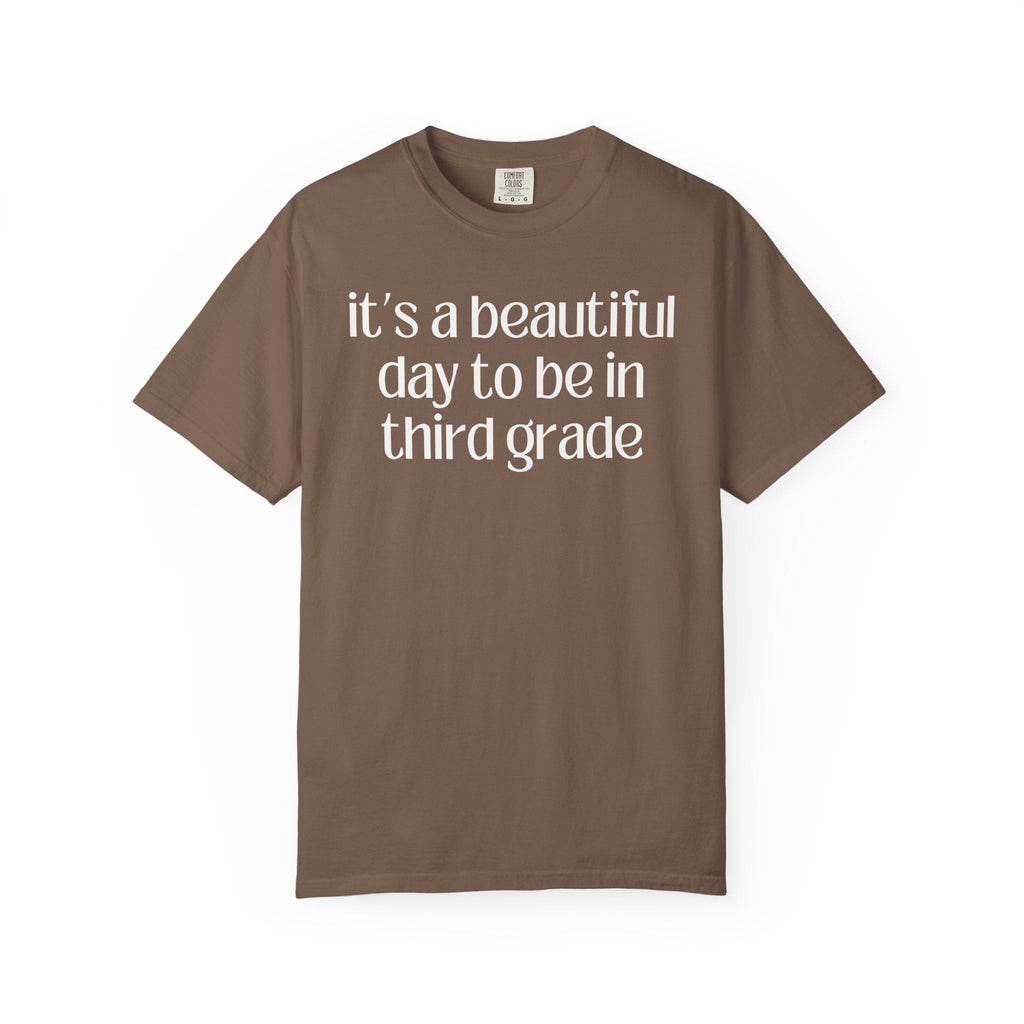 Third Grade Teacher Tee Shirt for Back to School, Cute Matching Teacher T-Shirt for First Day of School, Elementary School New Teacher Gift - Opal and June