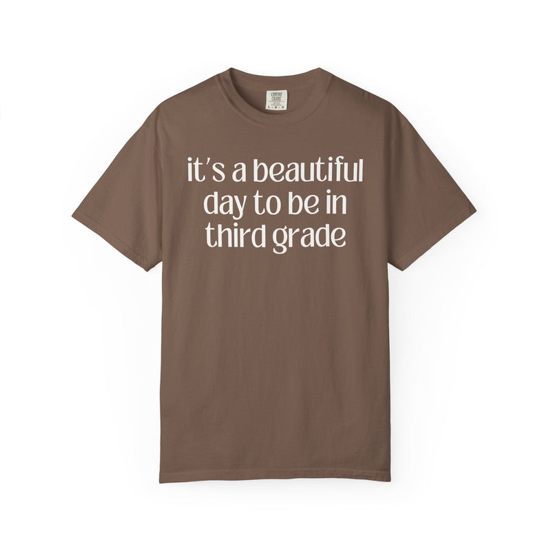 Third Grade Teacher Tee Shirt for Back to School, Cute Matching Teacher T-Shirt for First Day of School, Elementary School New Teacher Gift - Opal and June