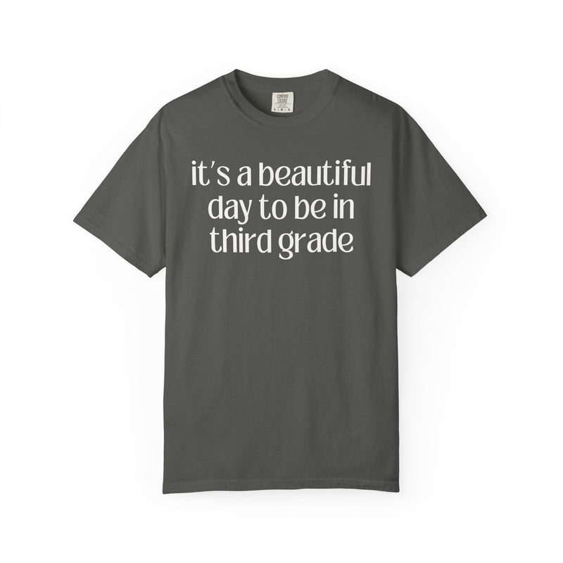 Third Grade Teacher Tee Shirt for Back to School, Cute Matching Teacher T-Shirt for First Day of School, Elementary School New Teacher Gift - Opal and June