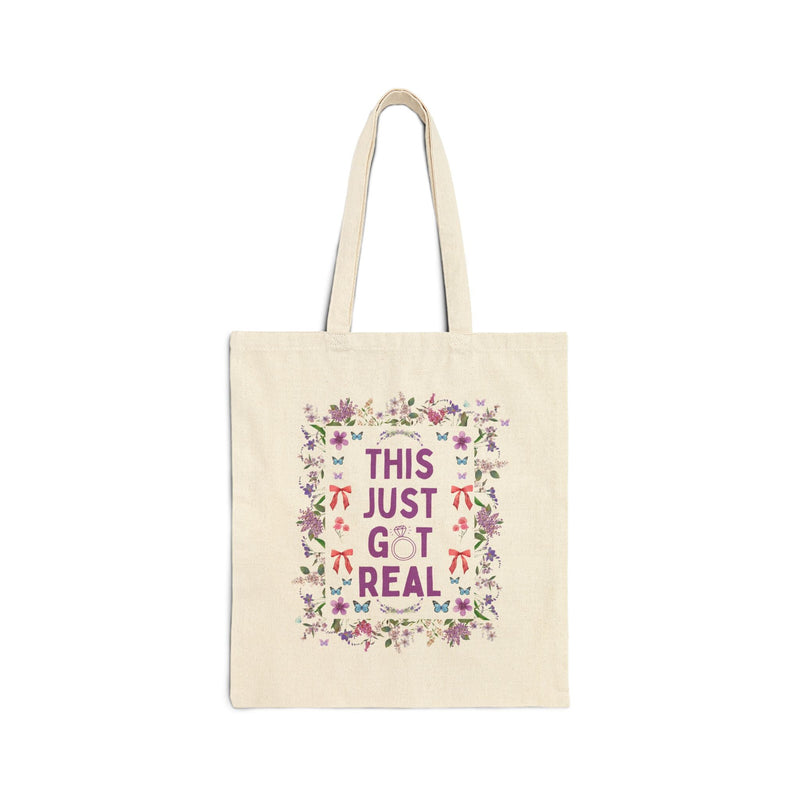 This Just Got Real Bridal Tote - Opal and June