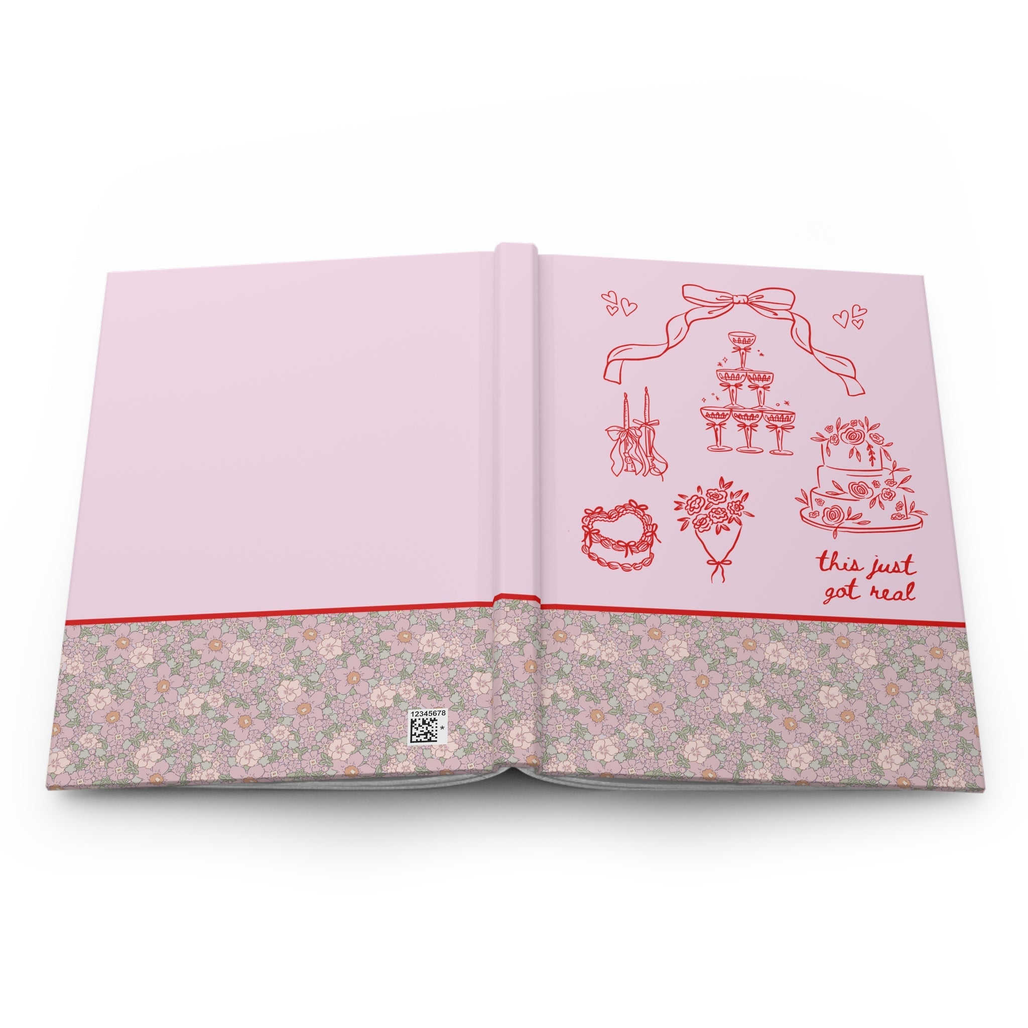 This Just Got Real Notebook: Red - Opal and June