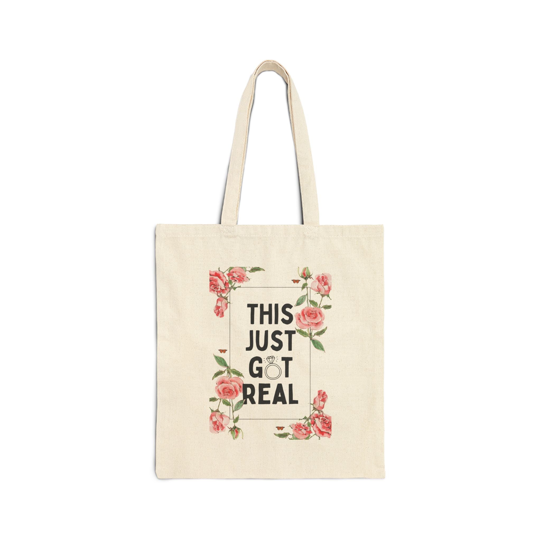 This Just Got Real Tote Bag - Opal and June