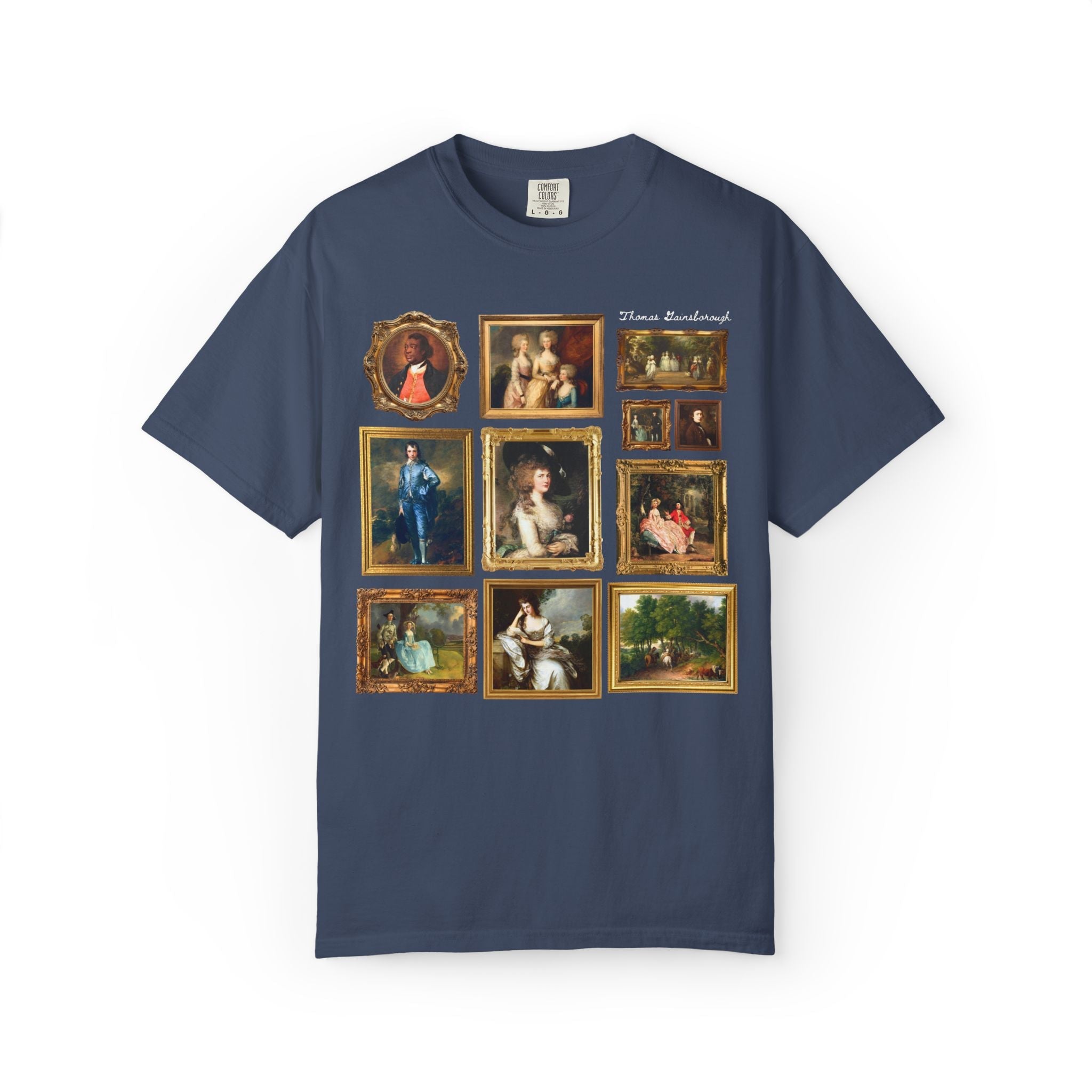Thomas Gainsborough Art History T-Shirt: Famous Paintings, Rococo Art Historian Gift, French Art History, 18th Century Artwork, Museum Lover - Opal and June