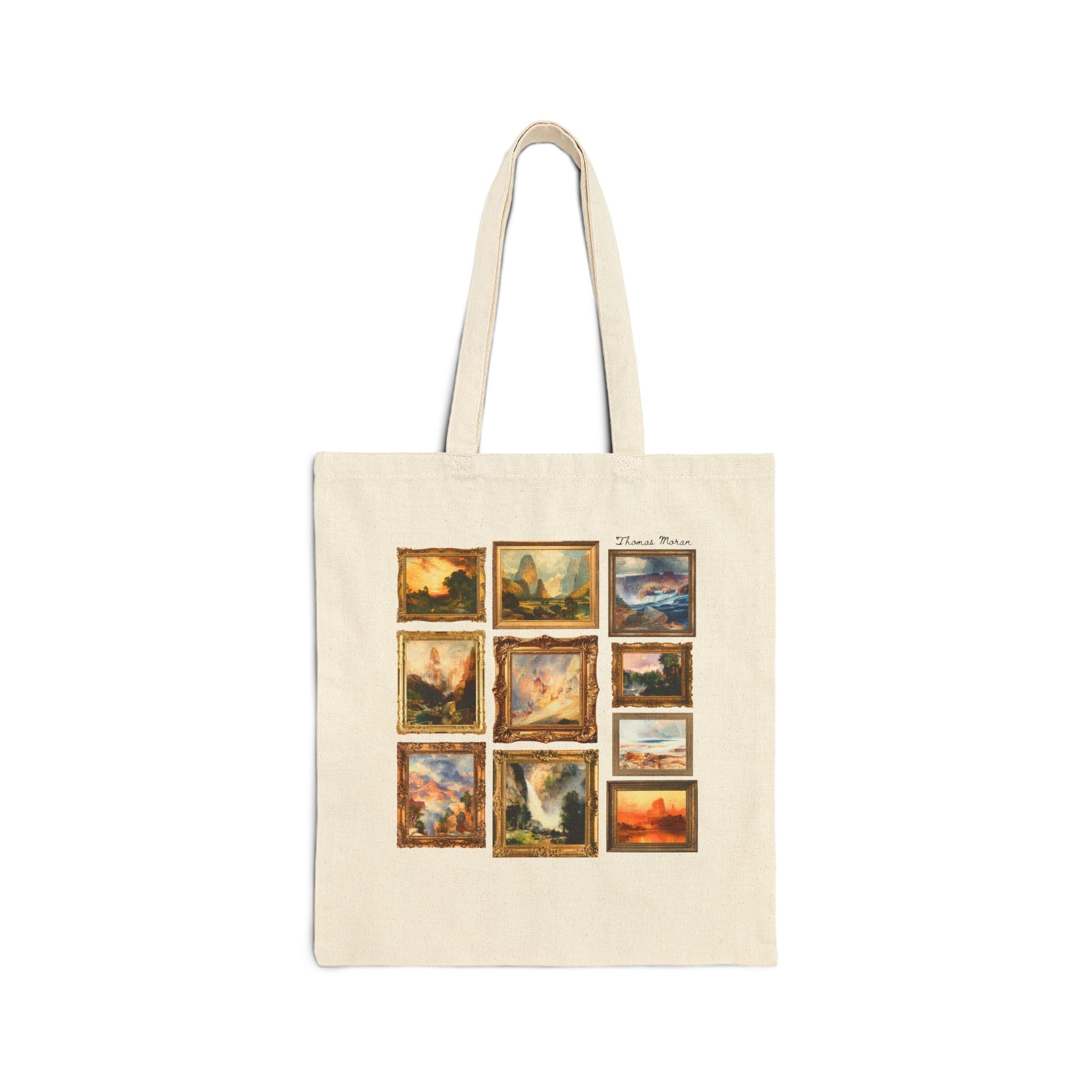 Thomas Moran American Art History Tote Bag, Humanities Teacher, Colorful Maximalist Western Landscape Paintings of Utah, Colorado, and Idaho - Opal and June
