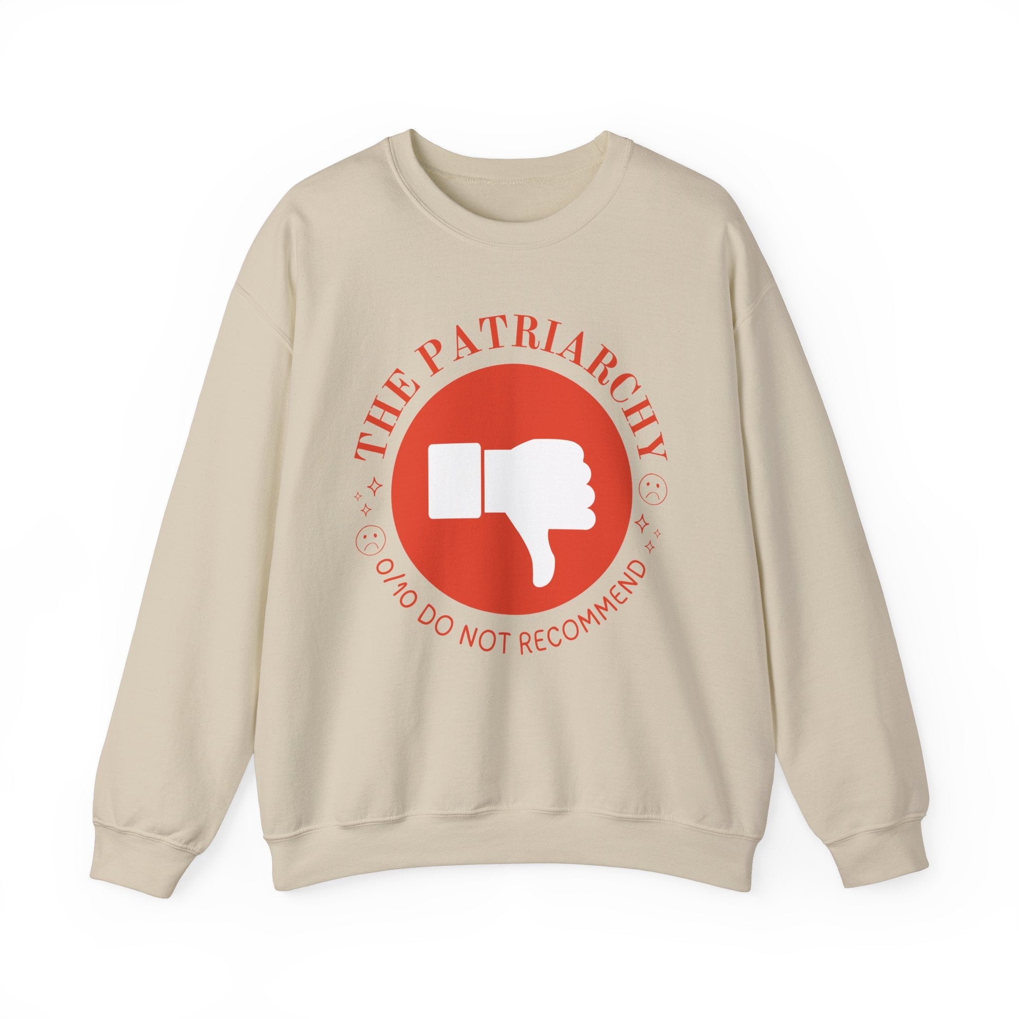 Thumbs Down Feminist Sweatshirt - Opal and June