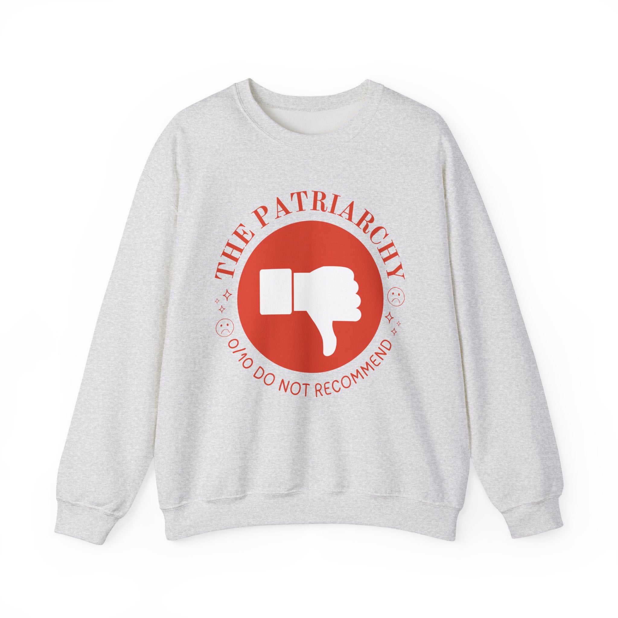 Thumbs Down Feminist Sweatshirt - Opal and June