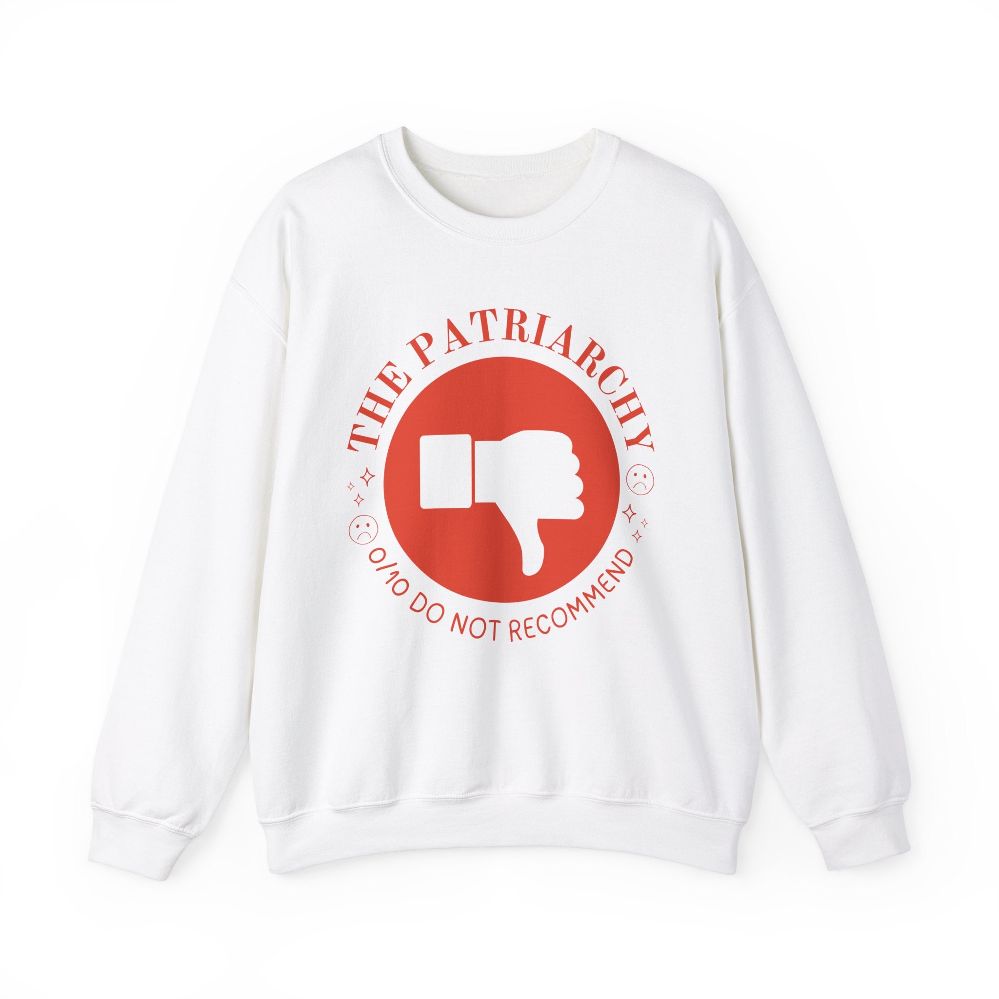 Thumbs Down Feminist Sweatshirt - Opal and June