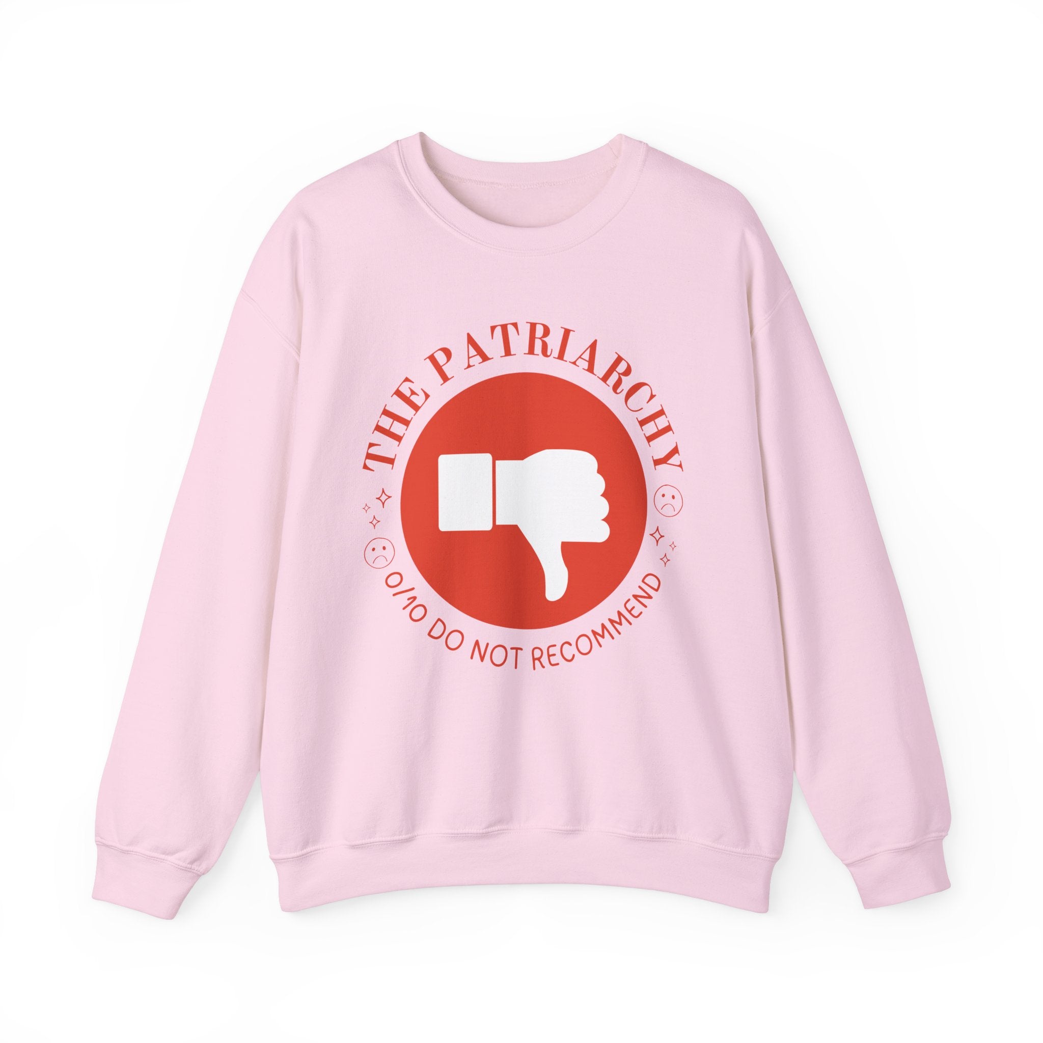 Thumbs Down Feminist Sweatshirt - Opal and June