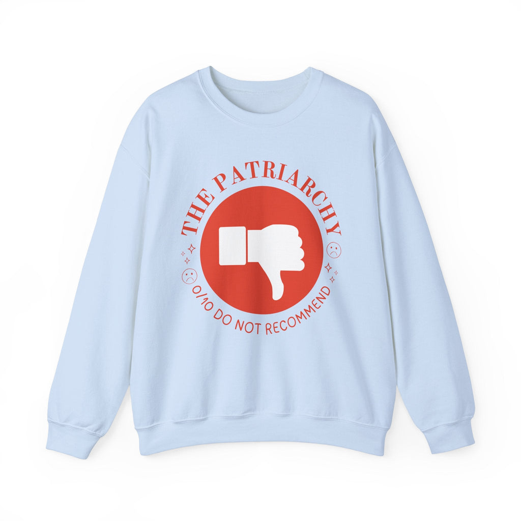 Thumbs Down Feminist Sweatshirt - Opal and June