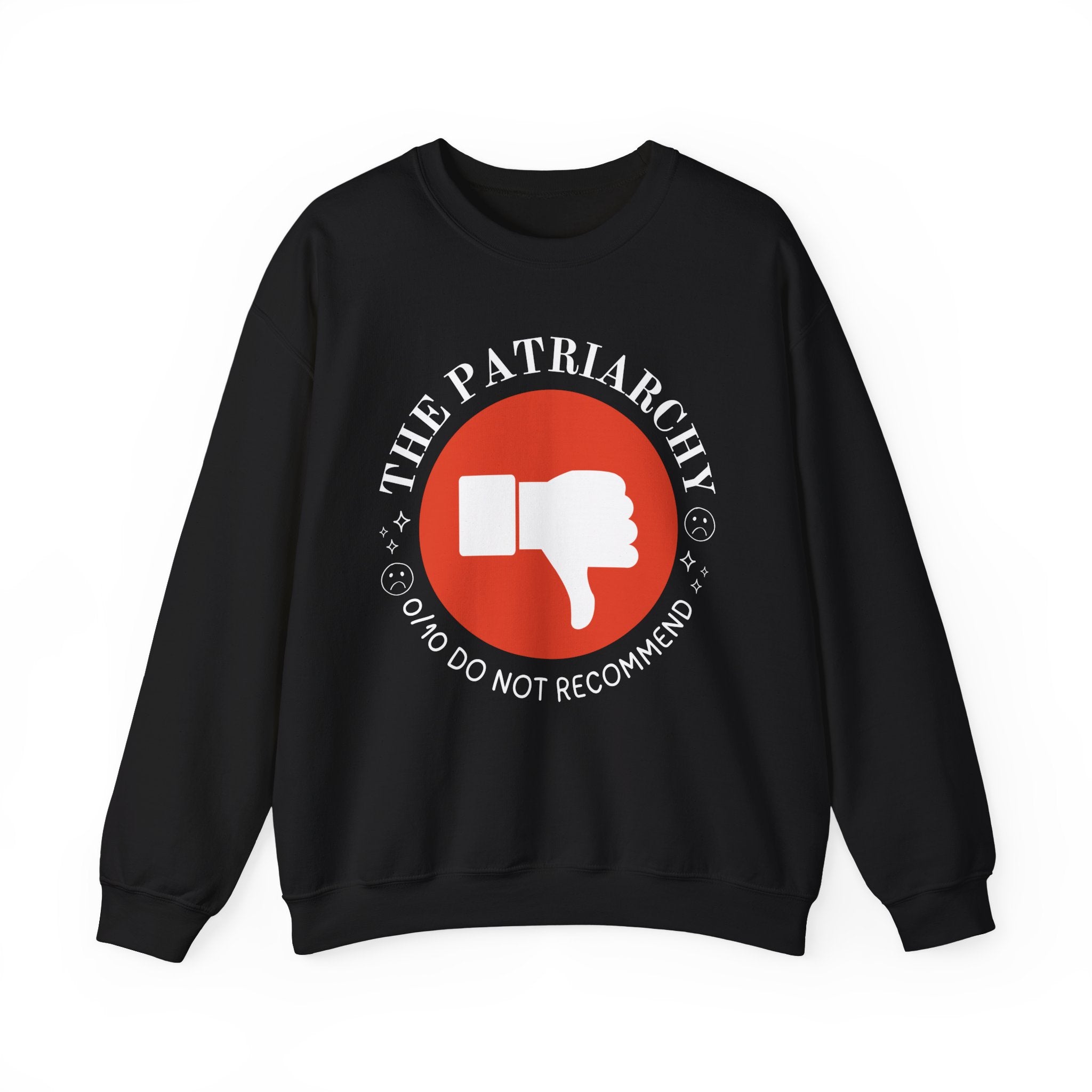 Thumbs Down Feminist Sweatshirt - Opal and June