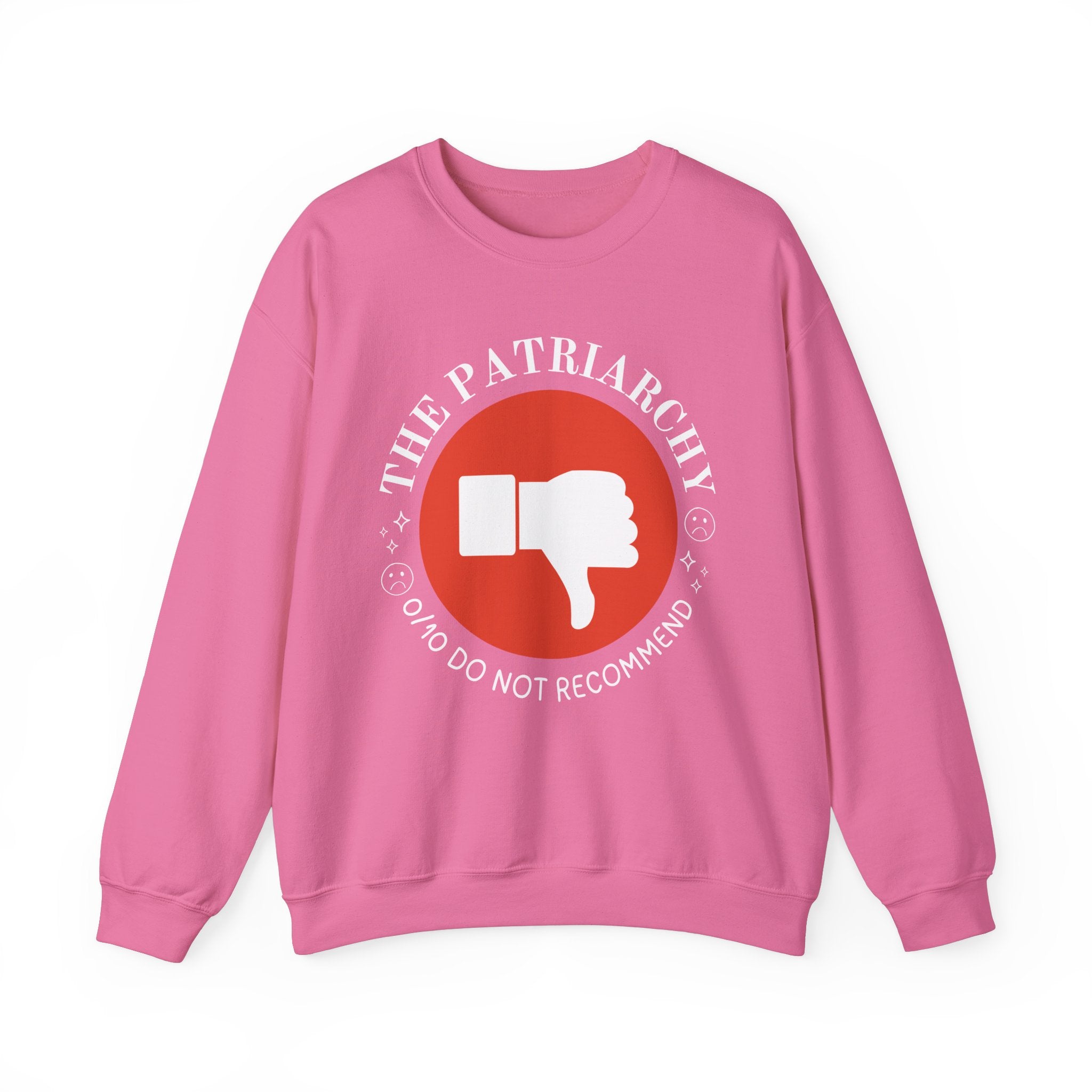 Thumbs Down Feminist Sweatshirt - Opal and June