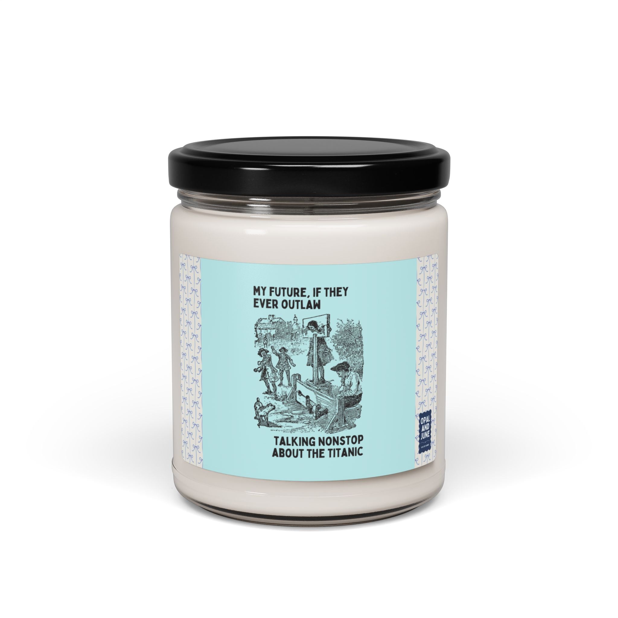 Titanic Maritime History Candle - Opal and June