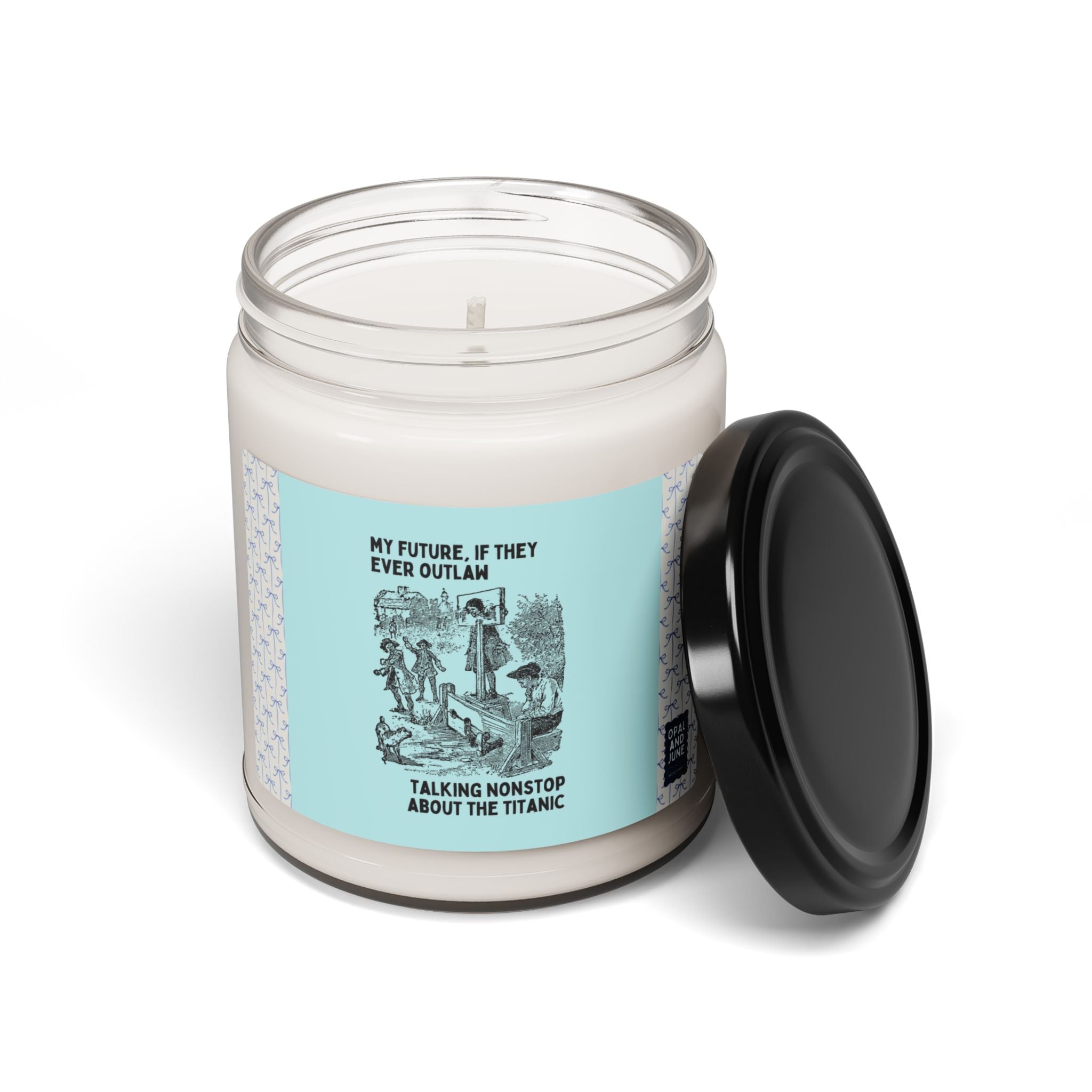 Titanic Maritime History Candle - Opal and June