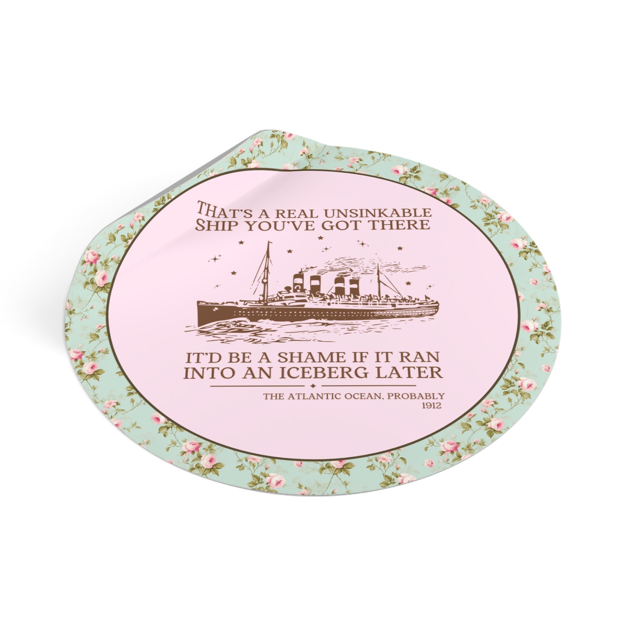 Titanic Maritime History Sticker - Opal and June