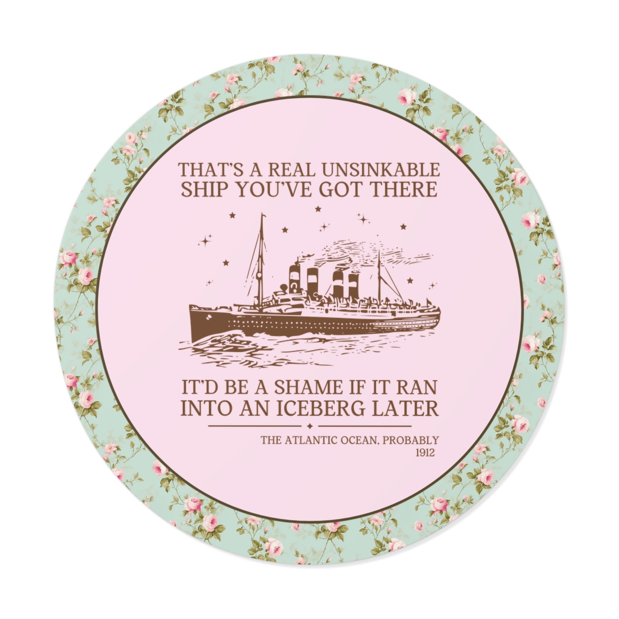 Titanic Maritime History Sticker - Opal and June