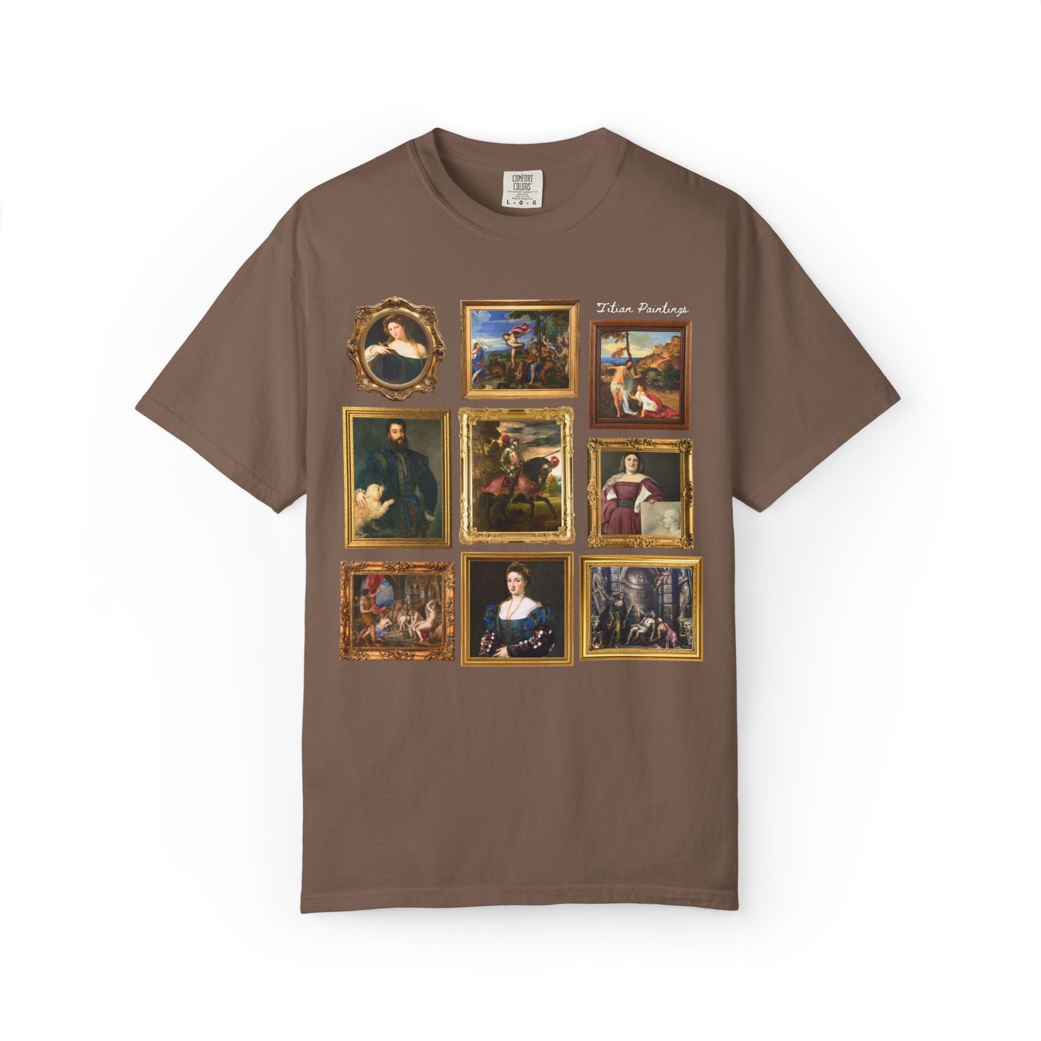 Titian Art History T-Shirt: Famous Paintings, 16th Century Art Historian Tee for Museum Lover or Friend Who Loves Art, 1500s European Art - Opal and June