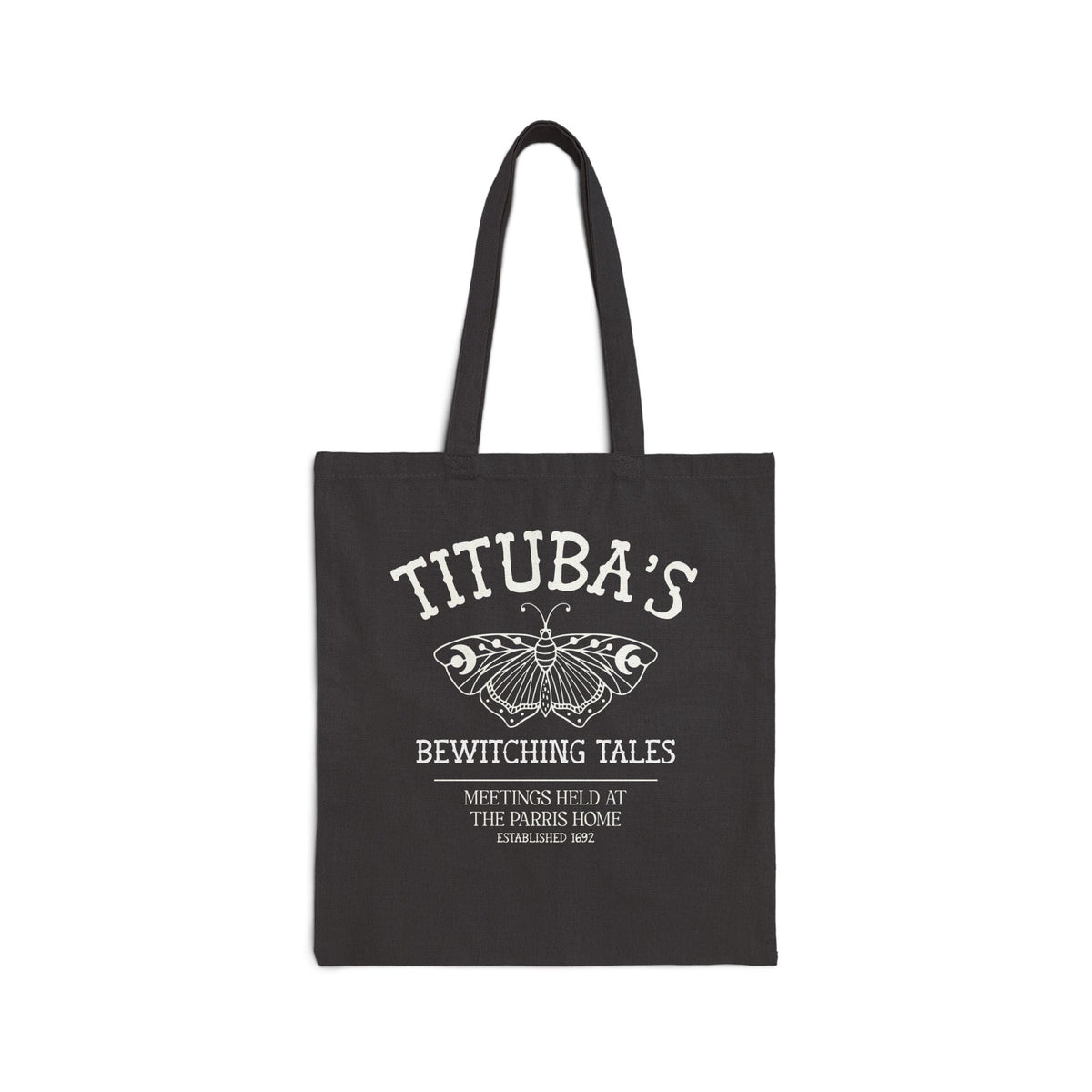 Tituba's Bewitching Tales Tote Bag for Salem Witch Trial Historian, Spooky History Buff Gift, Women's History, Massachusetts History - Opal and June