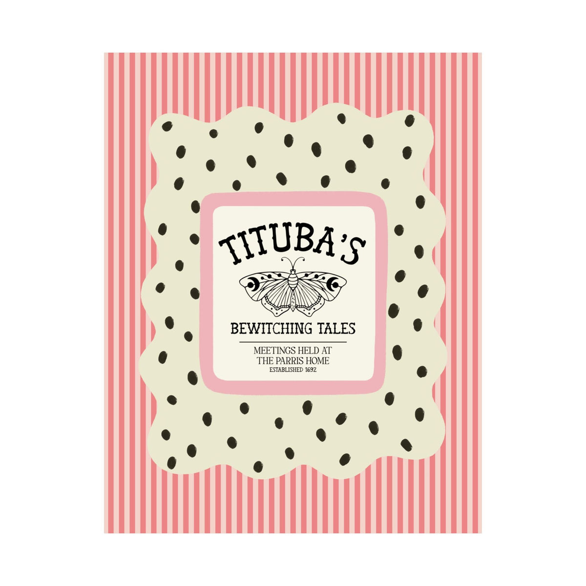 Tituba's Bewitching Tales Wall Print for Salem Witch Trial Historian, Spooky History Buff Gift, Women's History, Massachusetts History - Opal and June