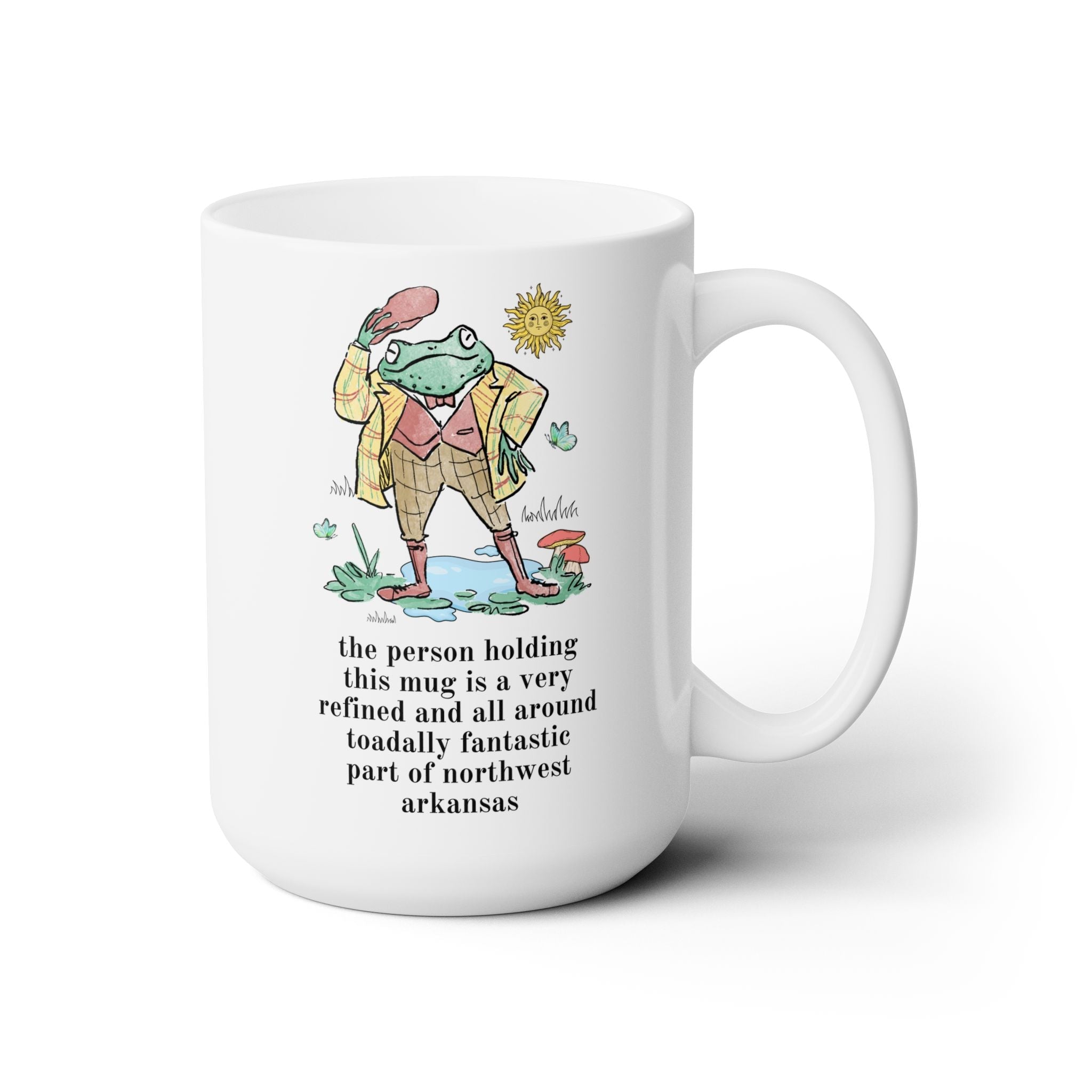Toadally Fantastic Part of Northwest Arkansas Coffee Mug - Opal and June