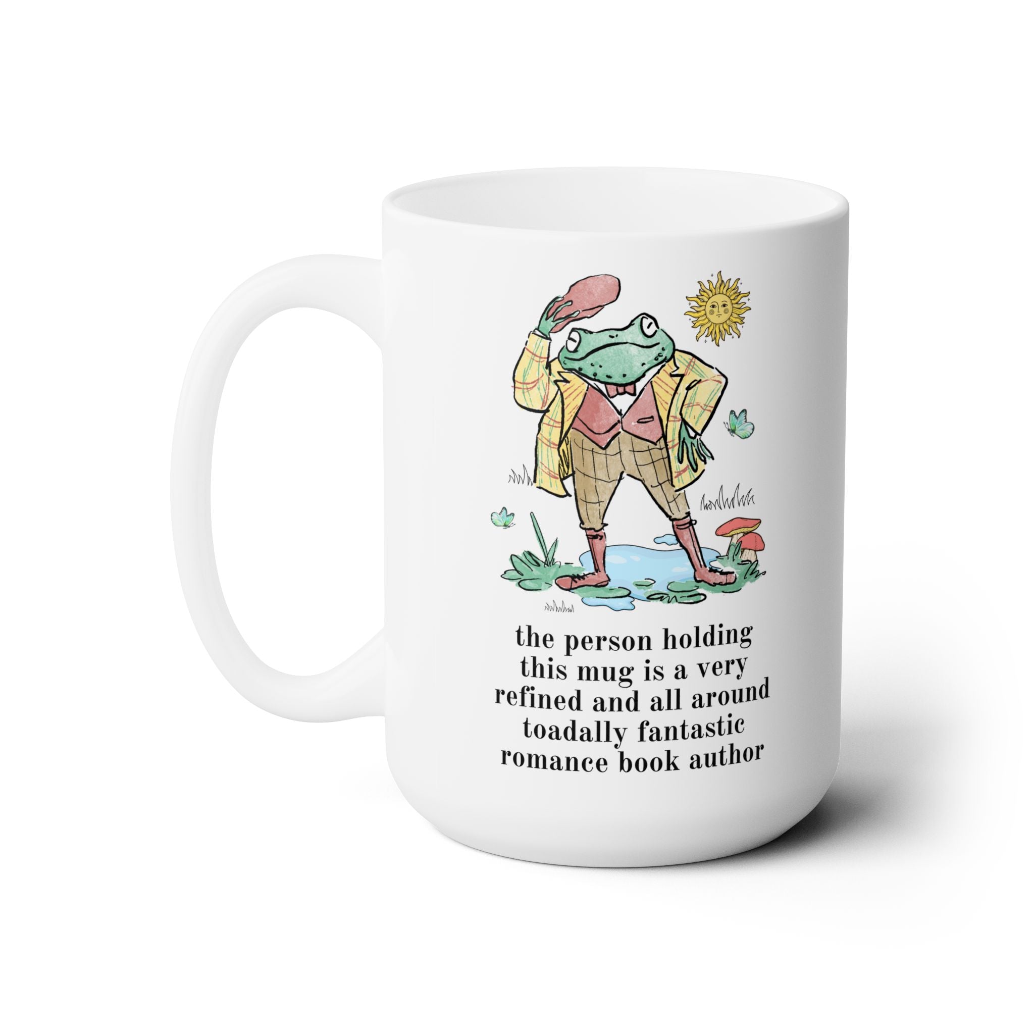Toadally Fantastic Romance Book Author Coffee Mug - Opal and June