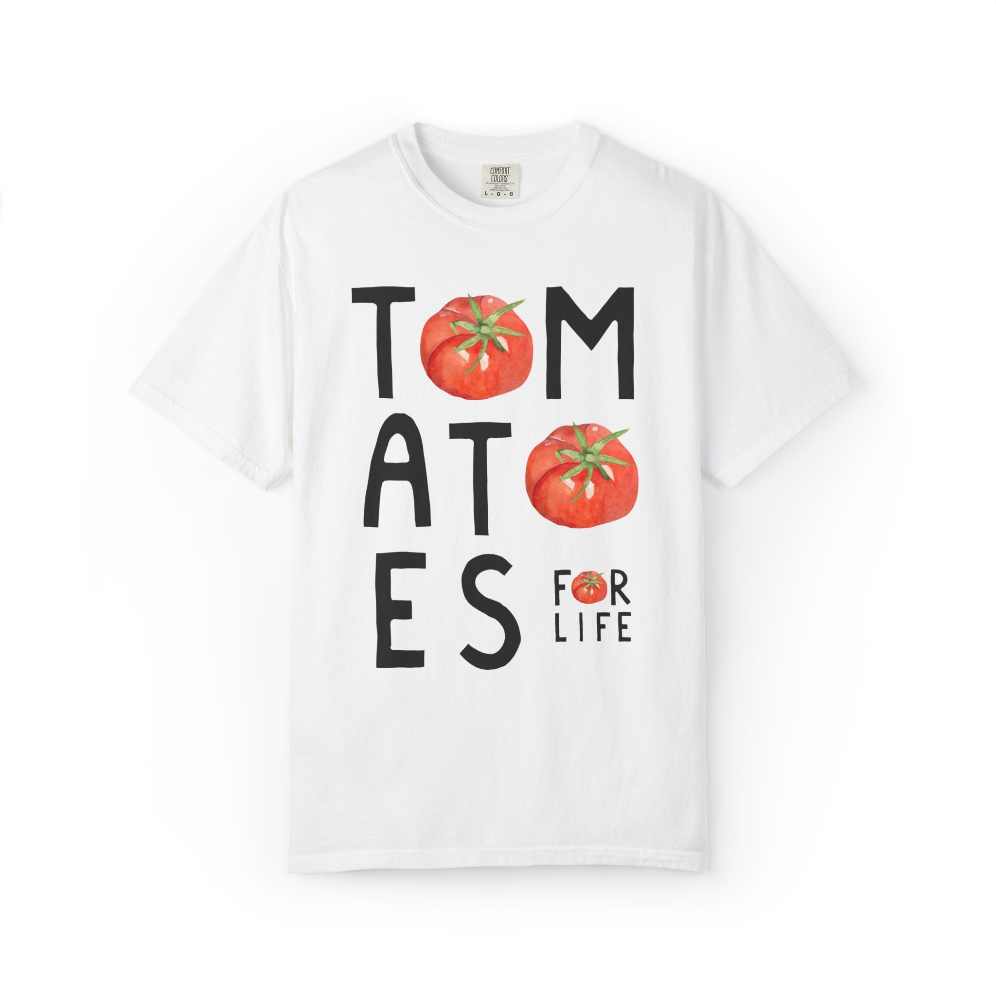 Tomato Garden Lover Tee Shirt for Friend Who Grows Tomatoes, Silly Gardening T-Shirt for Mom Who Gardens, Cute Tomato Lover Tee for Gardener - Opal and June