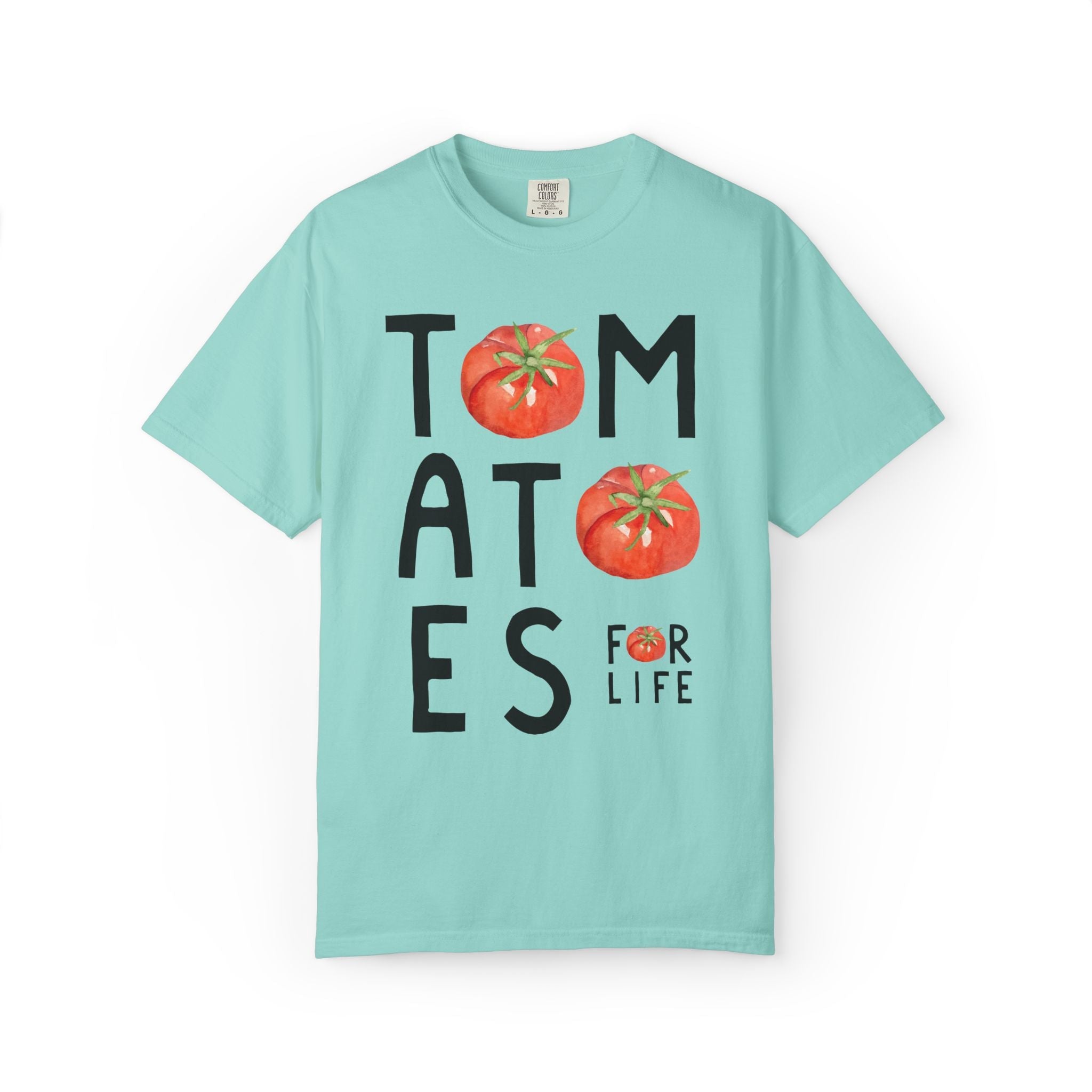 Tomato Garden Lover Tee Shirt for Friend Who Grows Tomatoes, Silly Gardening T-Shirt for Mom Who Gardens, Cute Tomato Lover Tee for Gardener - Opal and June